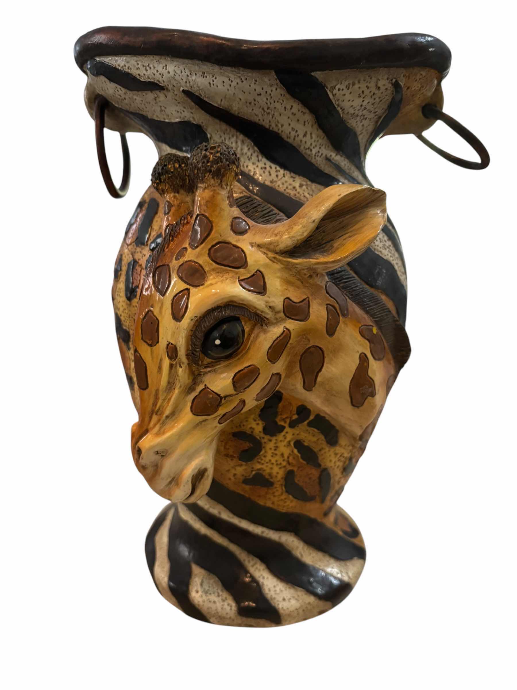 Photo 1 of GIRAFFE HOME DECOR, VASE H11”