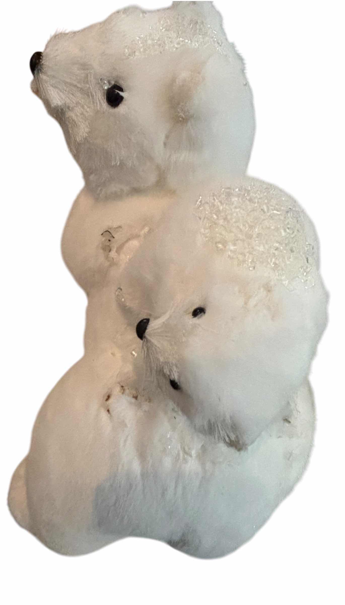 Photo 1 of WHITE FOX, POLAR BEARS & RABBIT HOME DECOR H16”