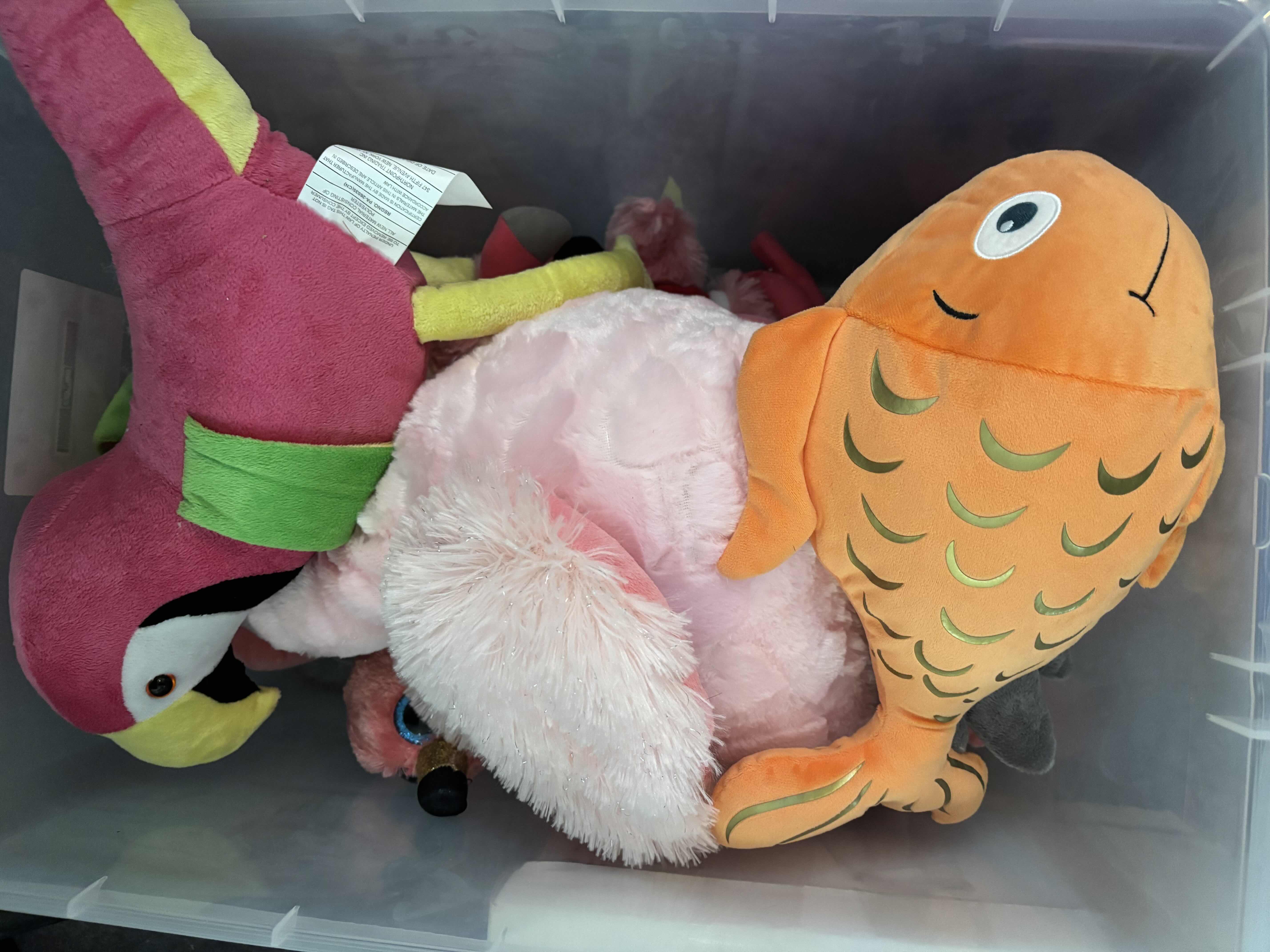 Photo 1 of CONTAINER OF STUFFED ANIMALS