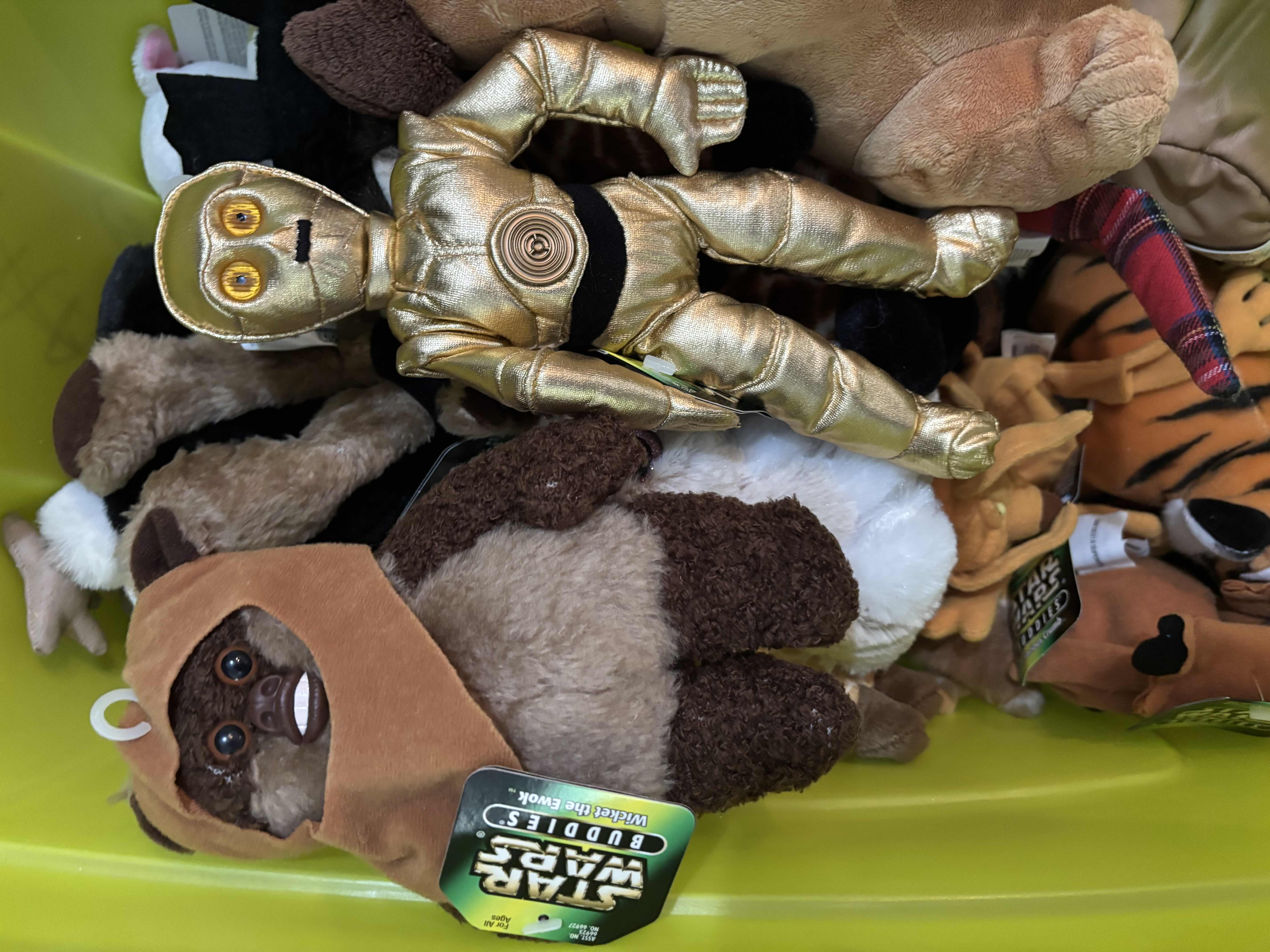 Photo 1 of CONTAINER OF STUFFED ANIMALS