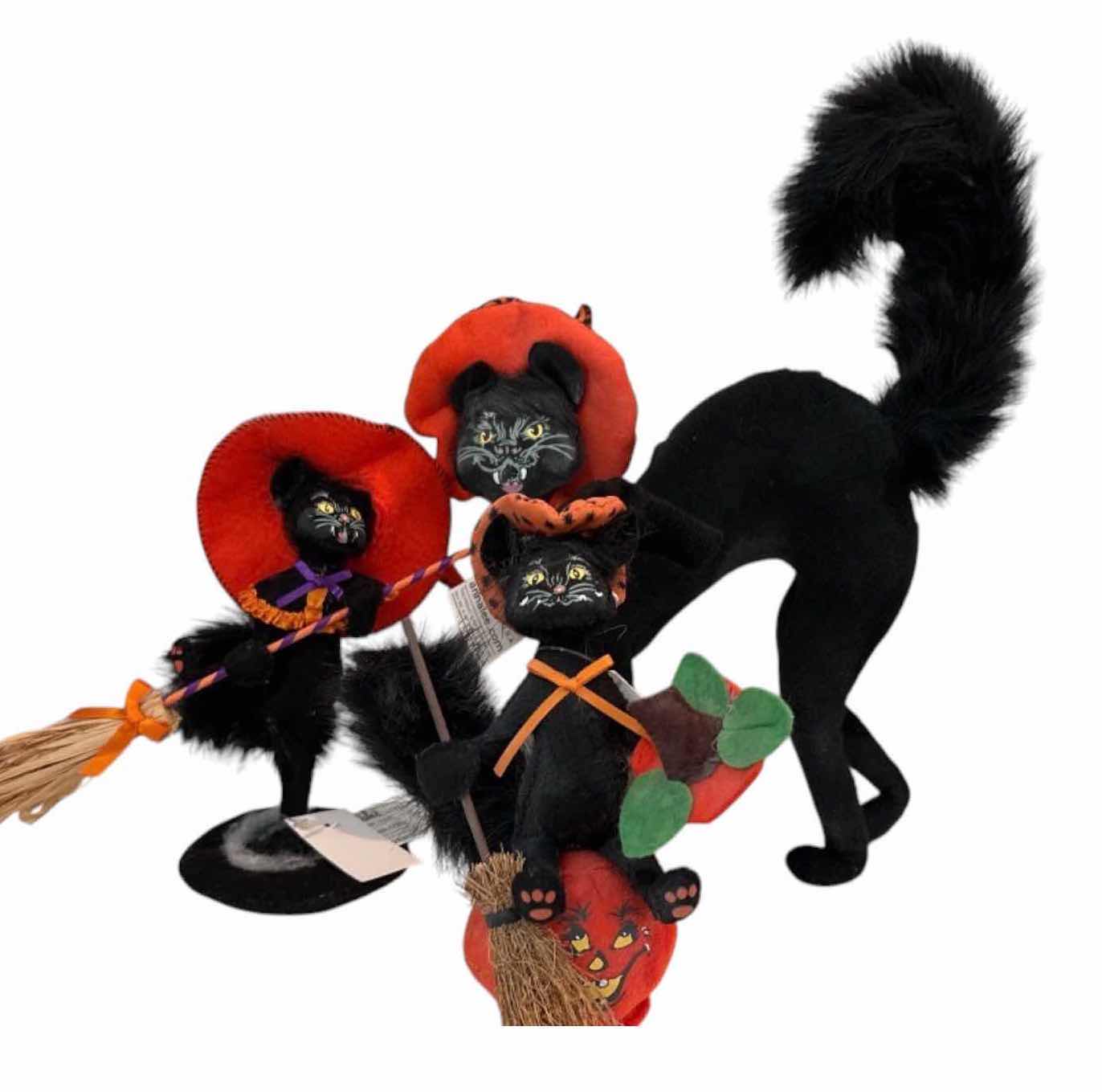 Photo 1 of 7-PCS VINTAGE ANNALEE HALLOWEEN H7”