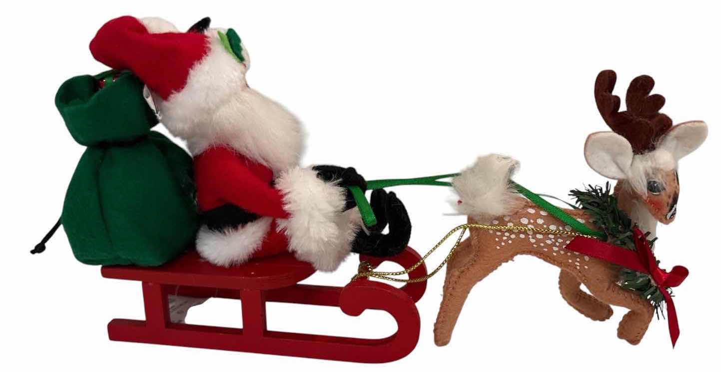 Photo 1 of NWT 4-PCS VINTAGE ANNALEE CHRISTMAS-DECORATIONS H9.5”