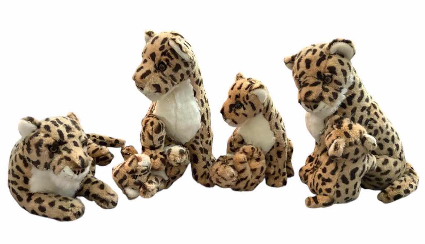 Photo 1 of 4-PCS LEOPARD & JAGUAR PLUSH COLLECTION H16”