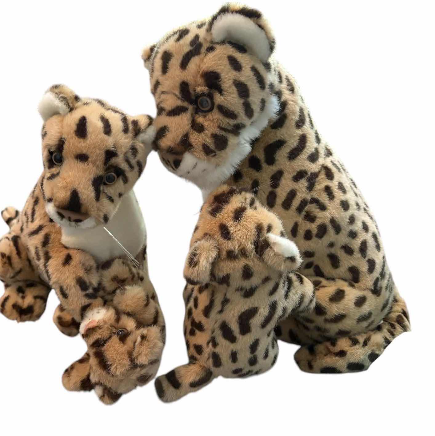 Photo 1 of 4-PCS LEOPARD & JAGUAR PLUSH COLLECTION H16”