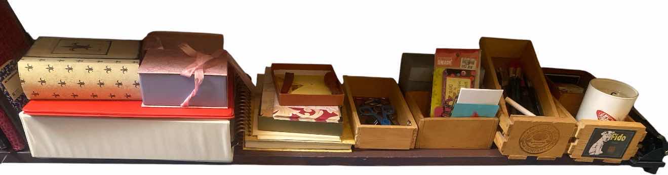 Photo 1 of SHELF OF OFFICE SUPPLIES