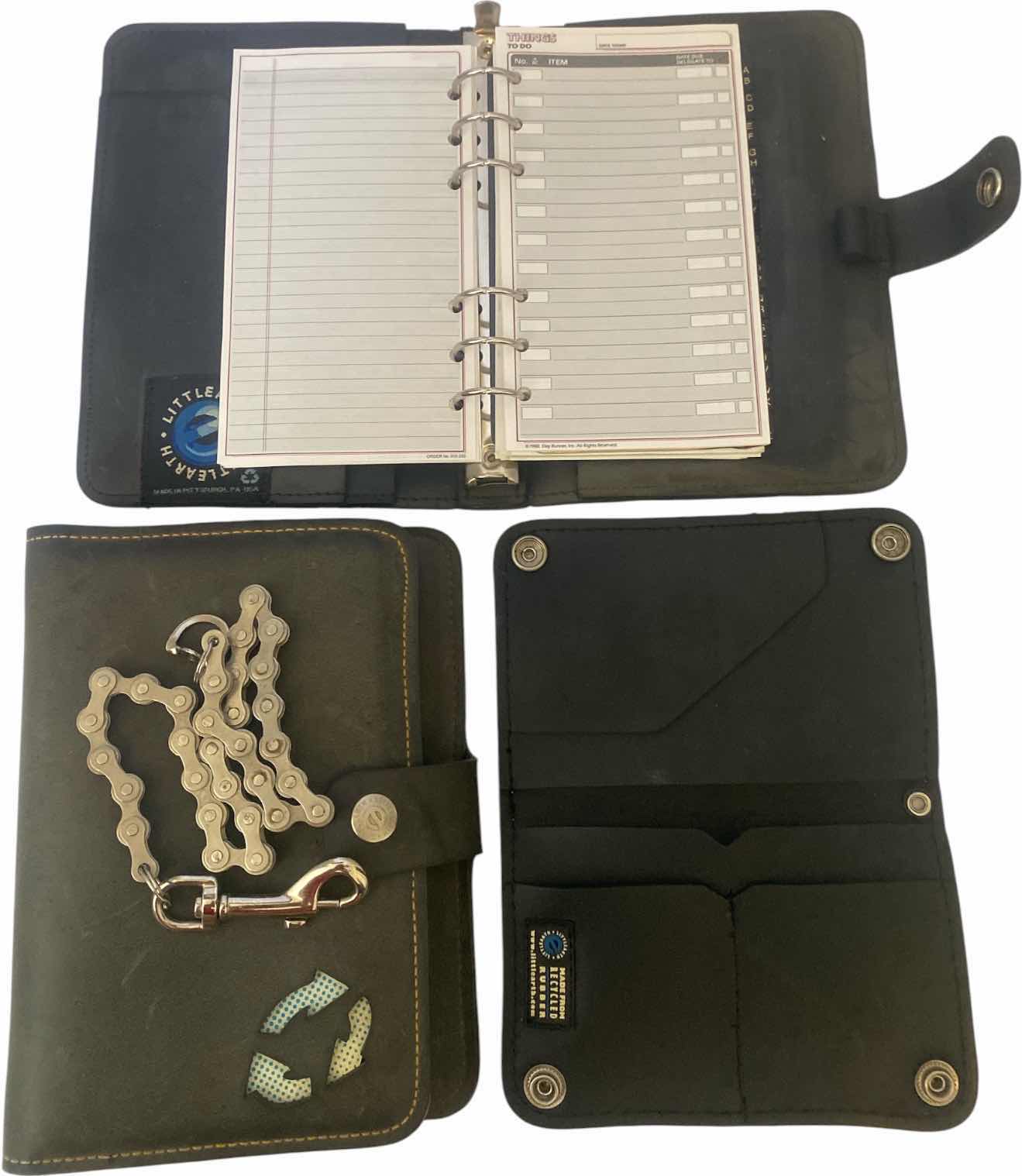 Photo 1 of LEATHER THINGS TO DO BOOKS WITH SNAPPING WALLET AND KEYCHAIN