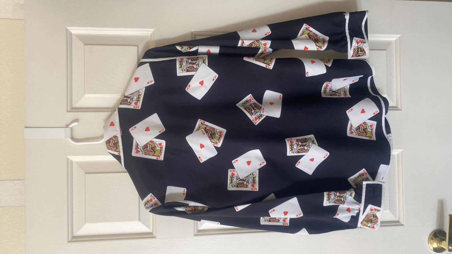 View 3 of WOMEN’S KING JAMES SHIRT WITH CARDS SIZE SMALL