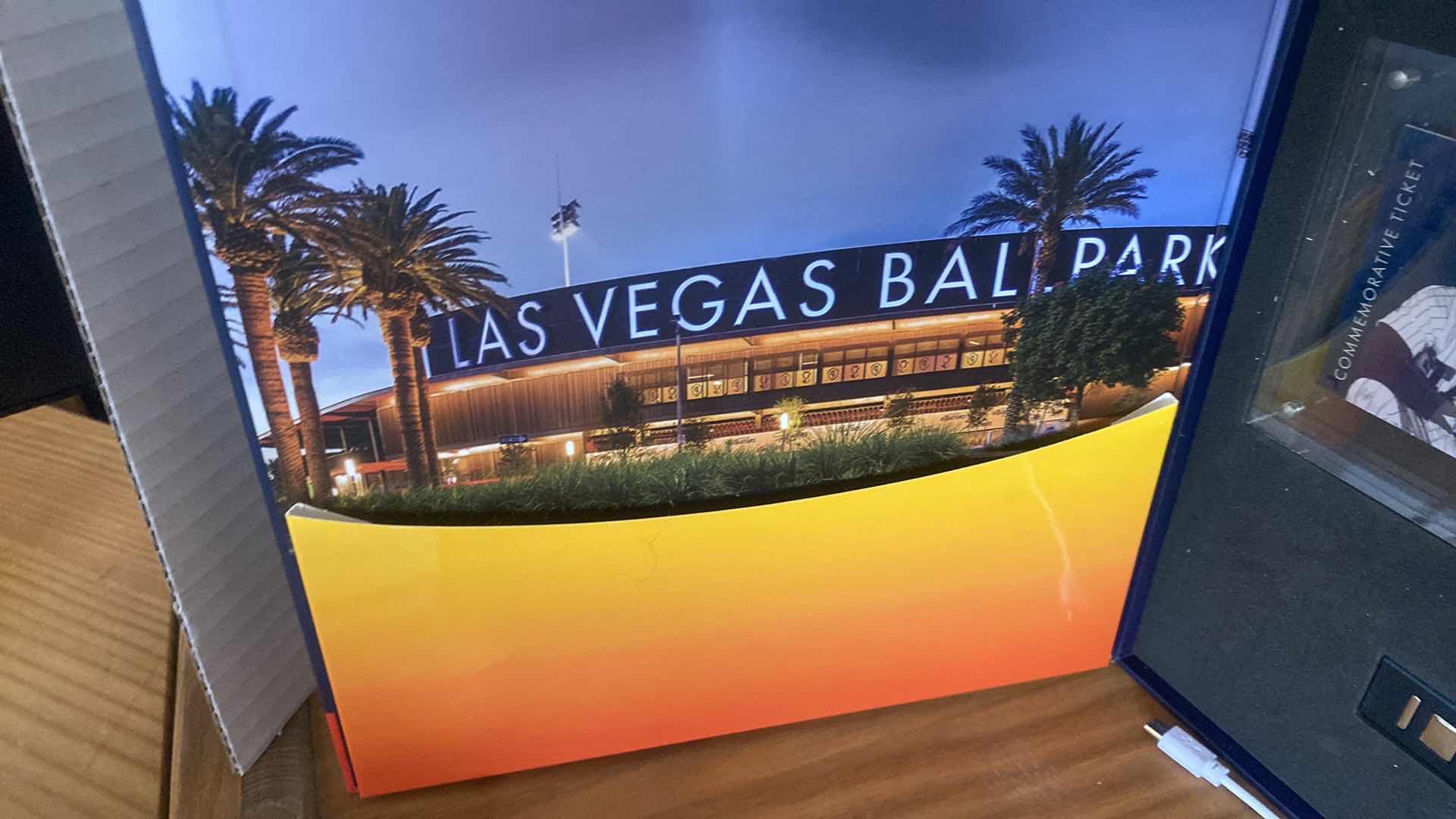 Photo 1 of LAS VEGAS AVIATORS 2023 SEASON TICKET MEMBERS VIP TICKET PLAQUE & THUMB DRIVE IN GIFT BOX PLUS INSULATED MUG