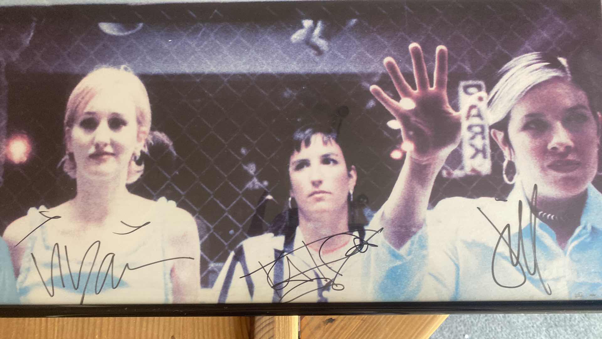 Photo 1 of FRAMED LUSCIOUS JACKSON AUTOGRAPHED POSTER ARTWORK WITH CD 39“ X 12“