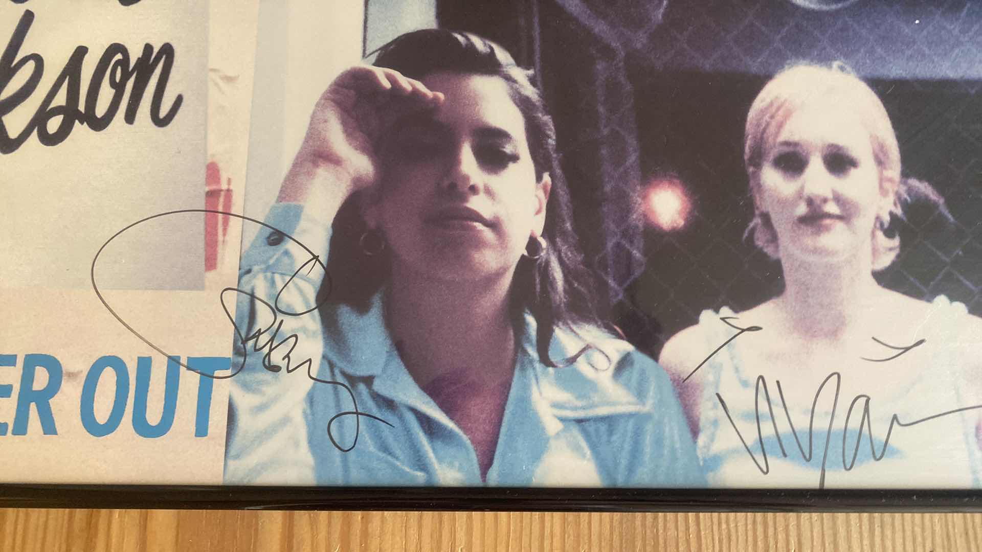 Photo 1 of FRAMED LUSCIOUS JACKSON AUTOGRAPHED POSTER ARTWORK WITH CD 39“ X 12“