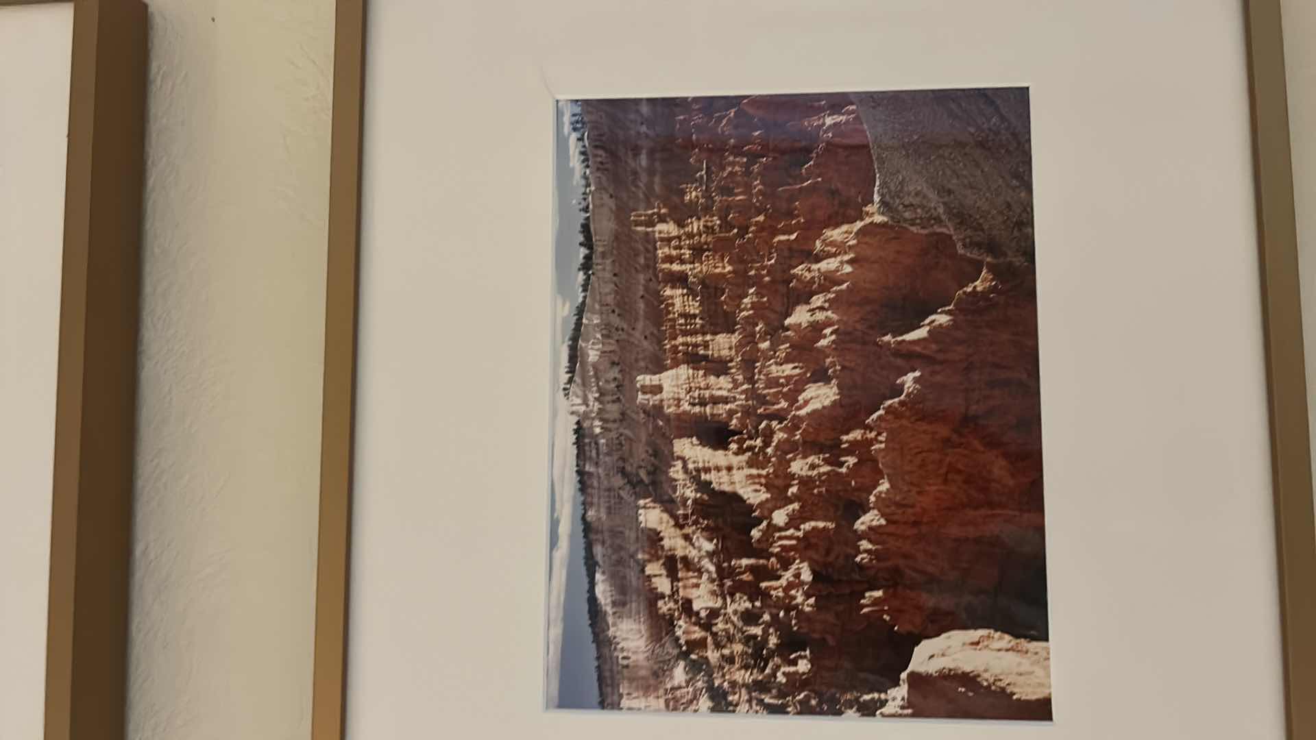 Photo 1 of FOUR FRAMED LANDSCAPE PHOTOGRAPHY ARTWORK PIECES, CAPTURING THE DRAMATIC ROCK FORMATIONS AND SWEEPING VISTAS OF BRYCE CANYON NATIONAL PARK 14 1/4” x H16 1/4”