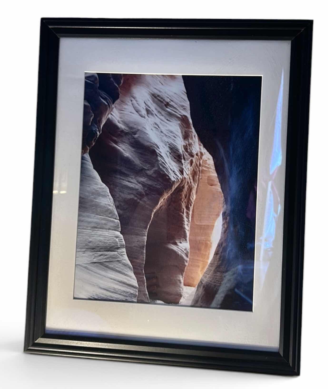 Photo 1 of FRAMED LANDSCAPE PHOTOGRAPH ARTWORK OF SOUTHWESTERN SLOT, CANYON 16” x H20”