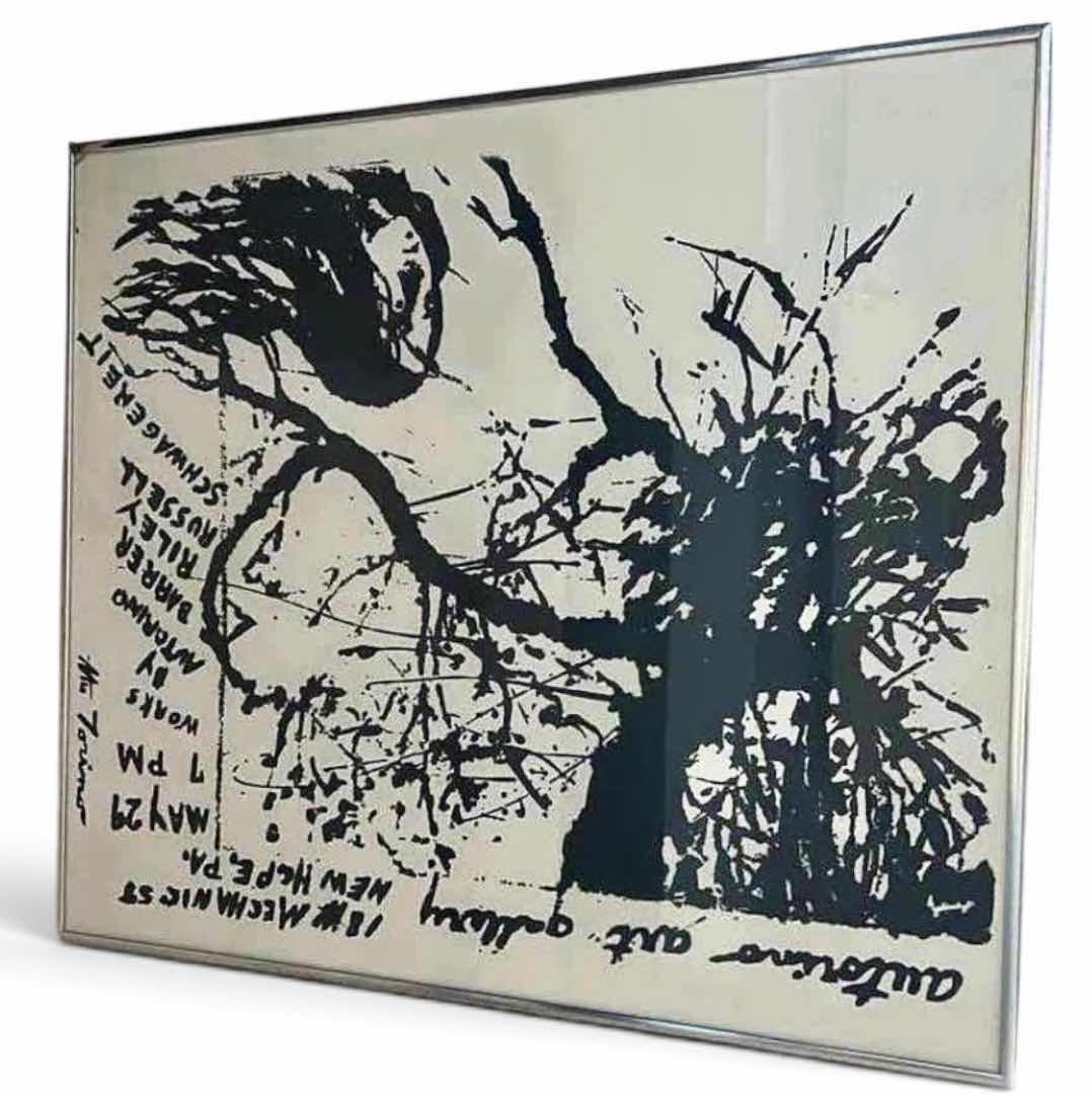 Photo 1 of FRAMED EXHIBITION POSTER OR ARTWORK PRINT, 24” x H20”
