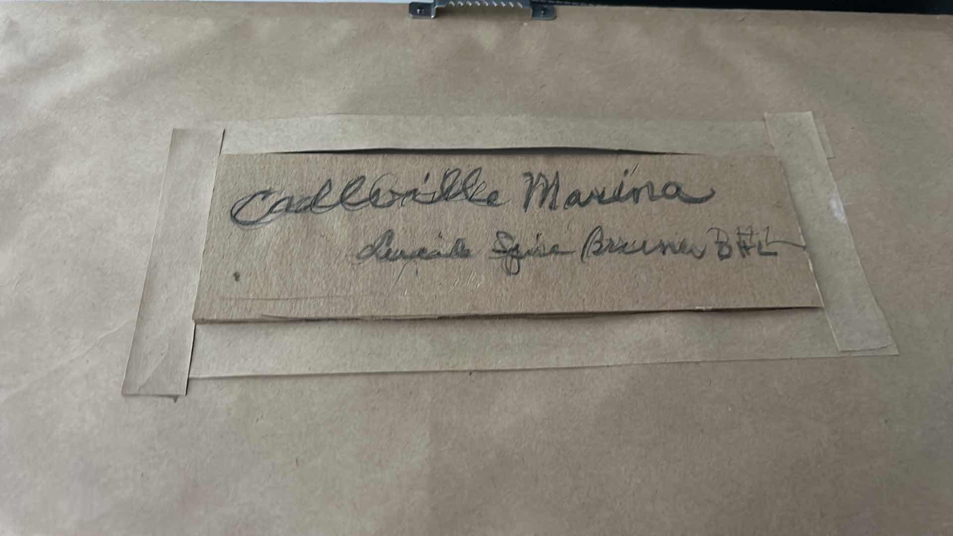 Photo 1 of FRAMED AND SIGNED WATERCOLOR ARTWORK “CALLVILLE MARINA” 15” x H12”