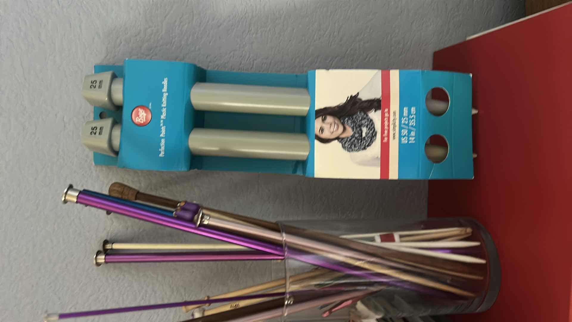 Photo 1 of KNITTING BOOKS AND SUPPLIES