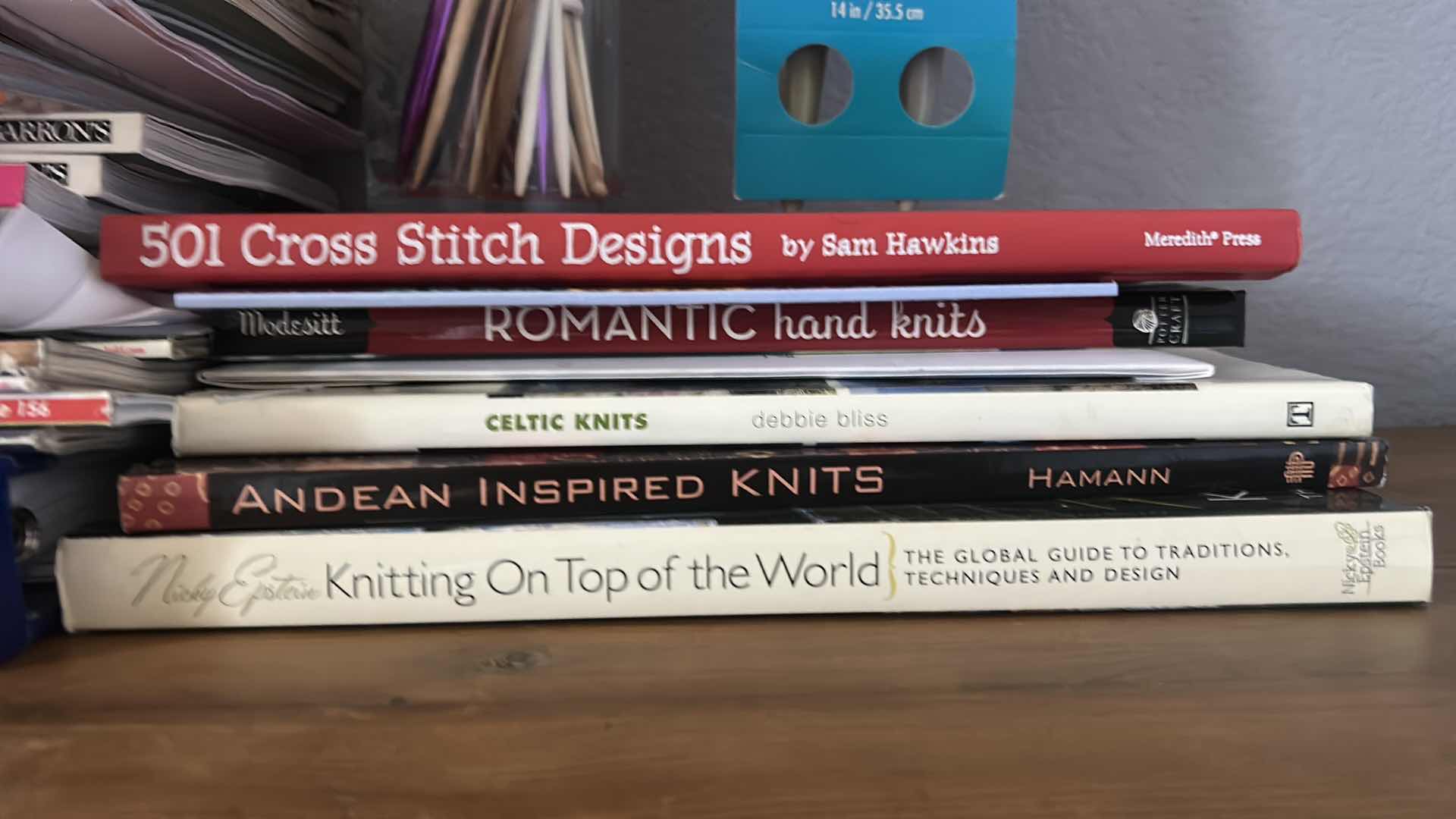 Photo 1 of KNITTING BOOKS AND SUPPLIES