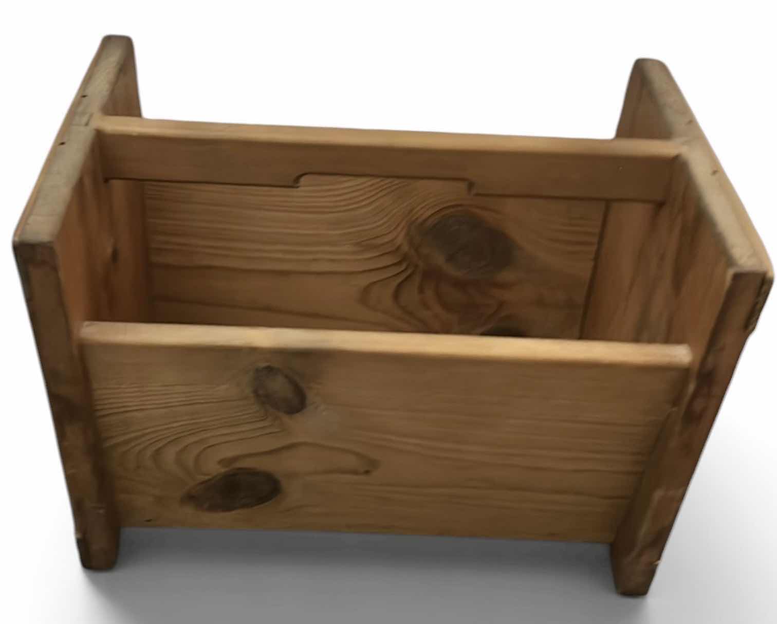 Photo 1 of VINTAGE “THIS END UP” SOLID PINE MAGAZINE, RACK