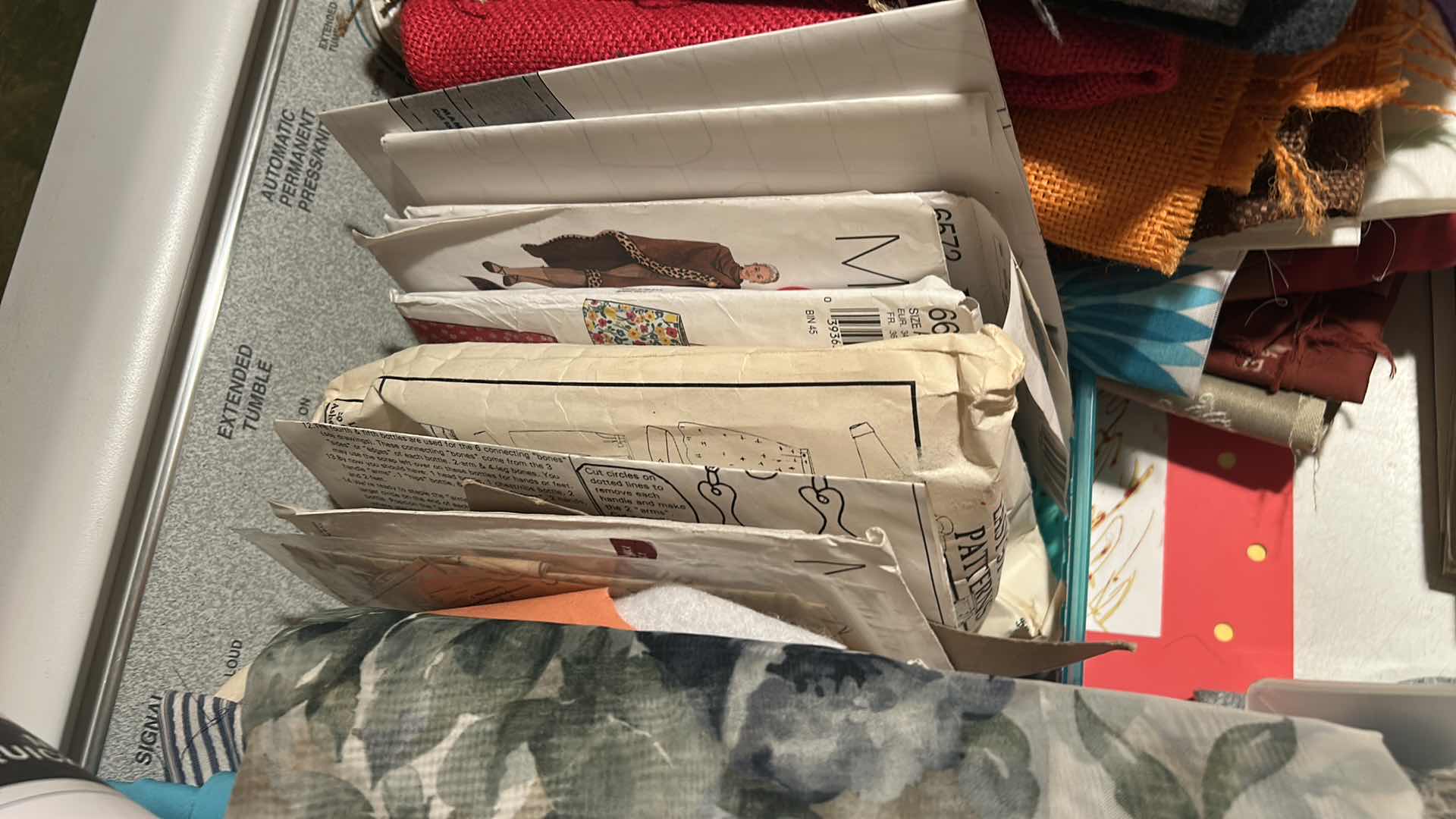 Photo 1 of KNITTING AND CROCHETING SUPPLIES, PATTERNS AND FABRIC