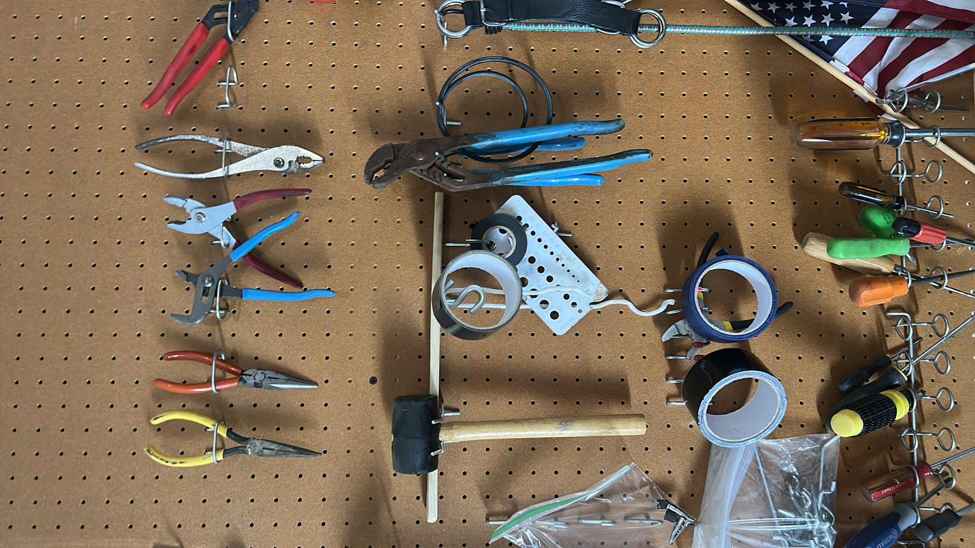 Photo 1 of PEGBOARD WALL FULL OF TOOLS