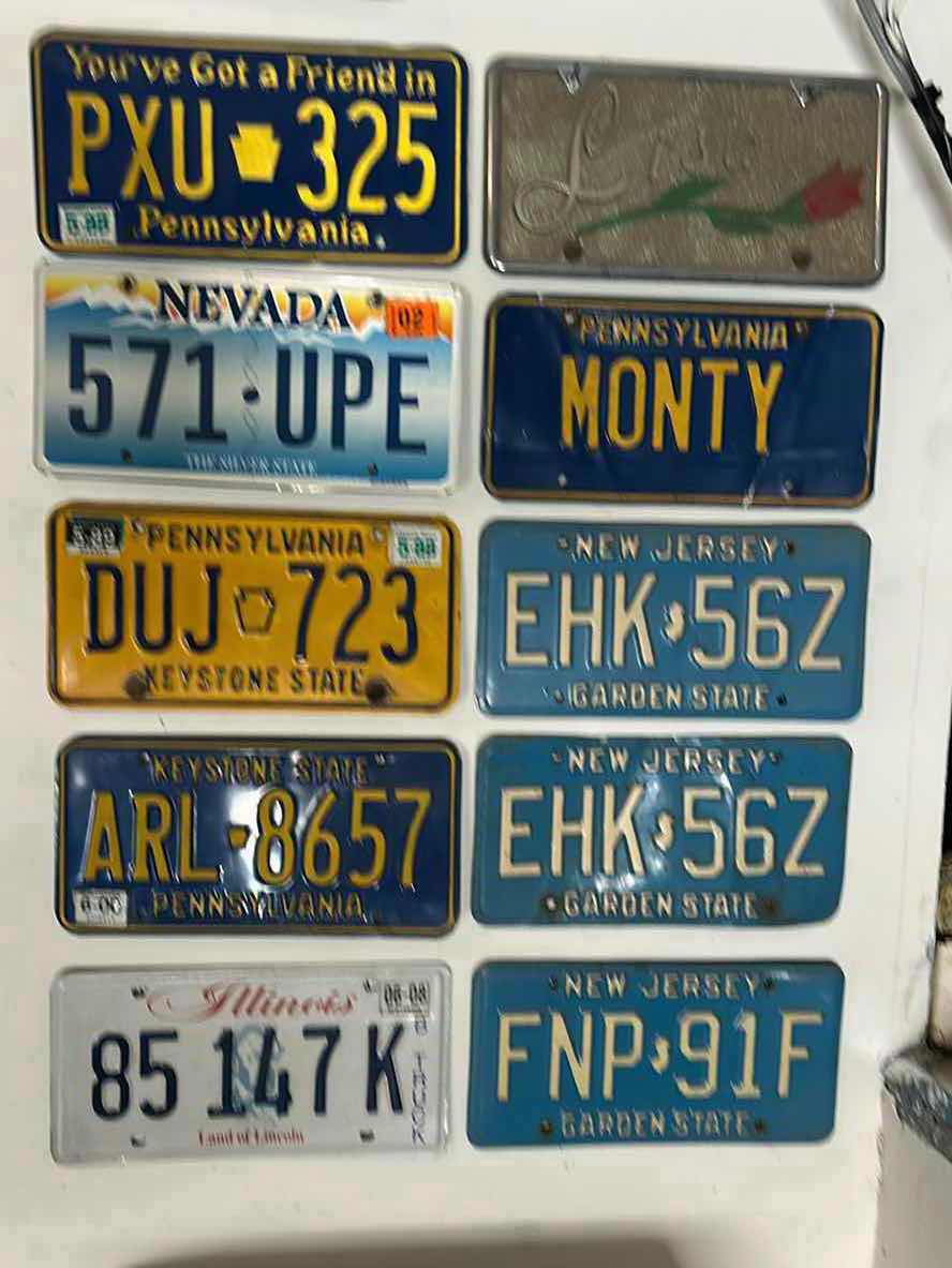 Photo 1 of VINTAGE LICENSE PLATES