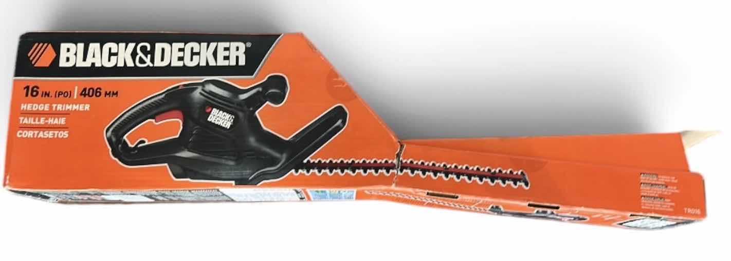 Photo 1 of BLACK & DECKER 16 INCH HEDGE TRIMMER