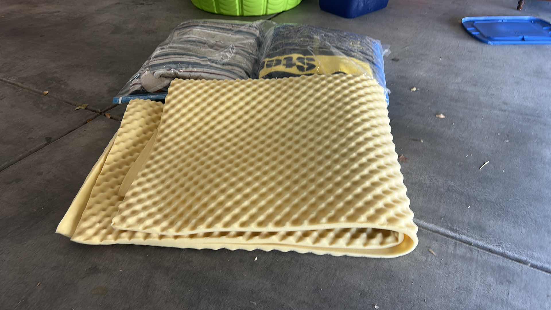 Photo 1 of BEDDING AND FOAM PAD