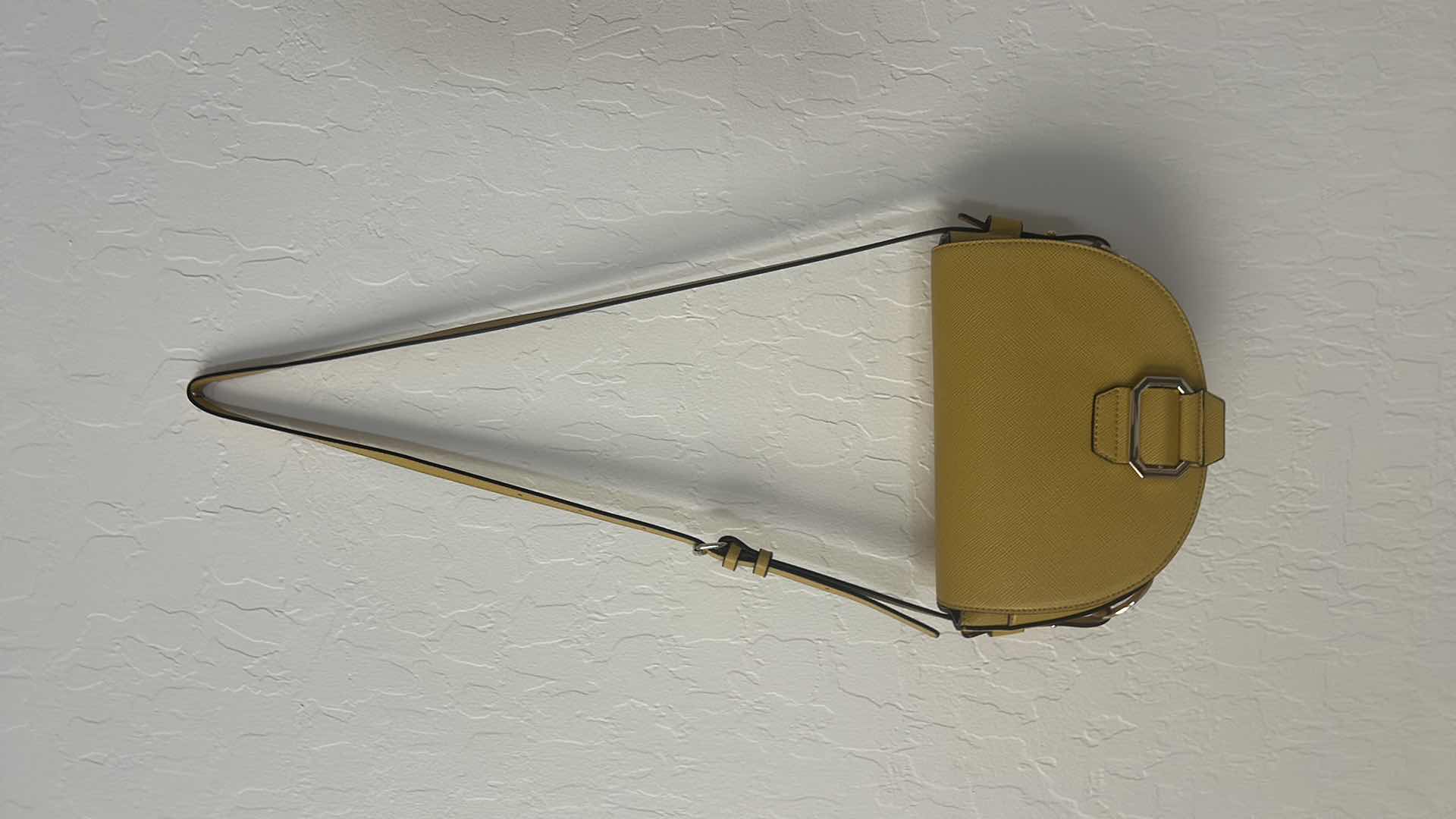 Photo 1 of MUSTARD YELLOW LEATHER, CROSSBODY BAG