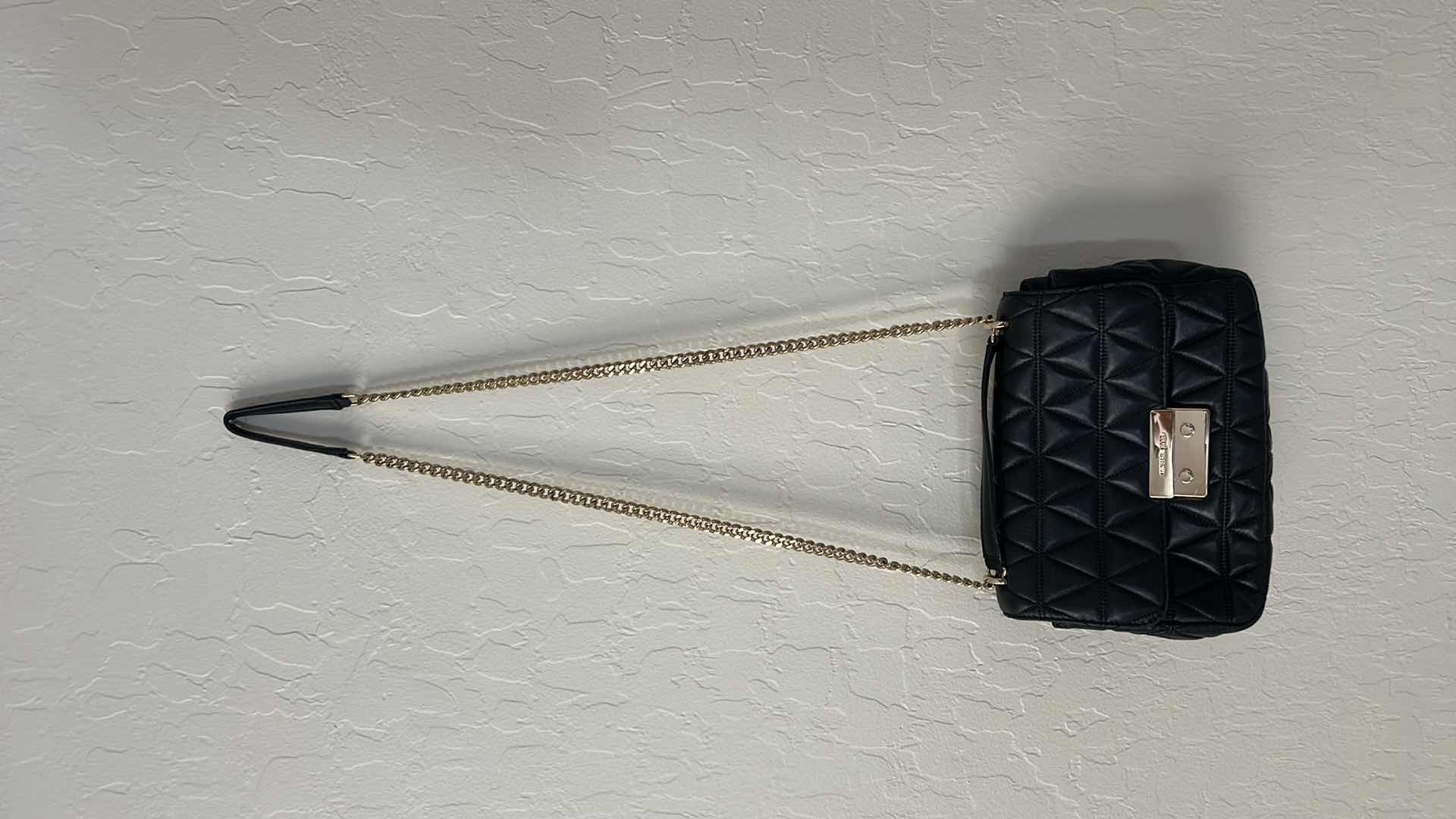 Photo 1 of BLACK QUILTED LEATHER, MICHAEL KORS SLOAN SHOULDER BAG