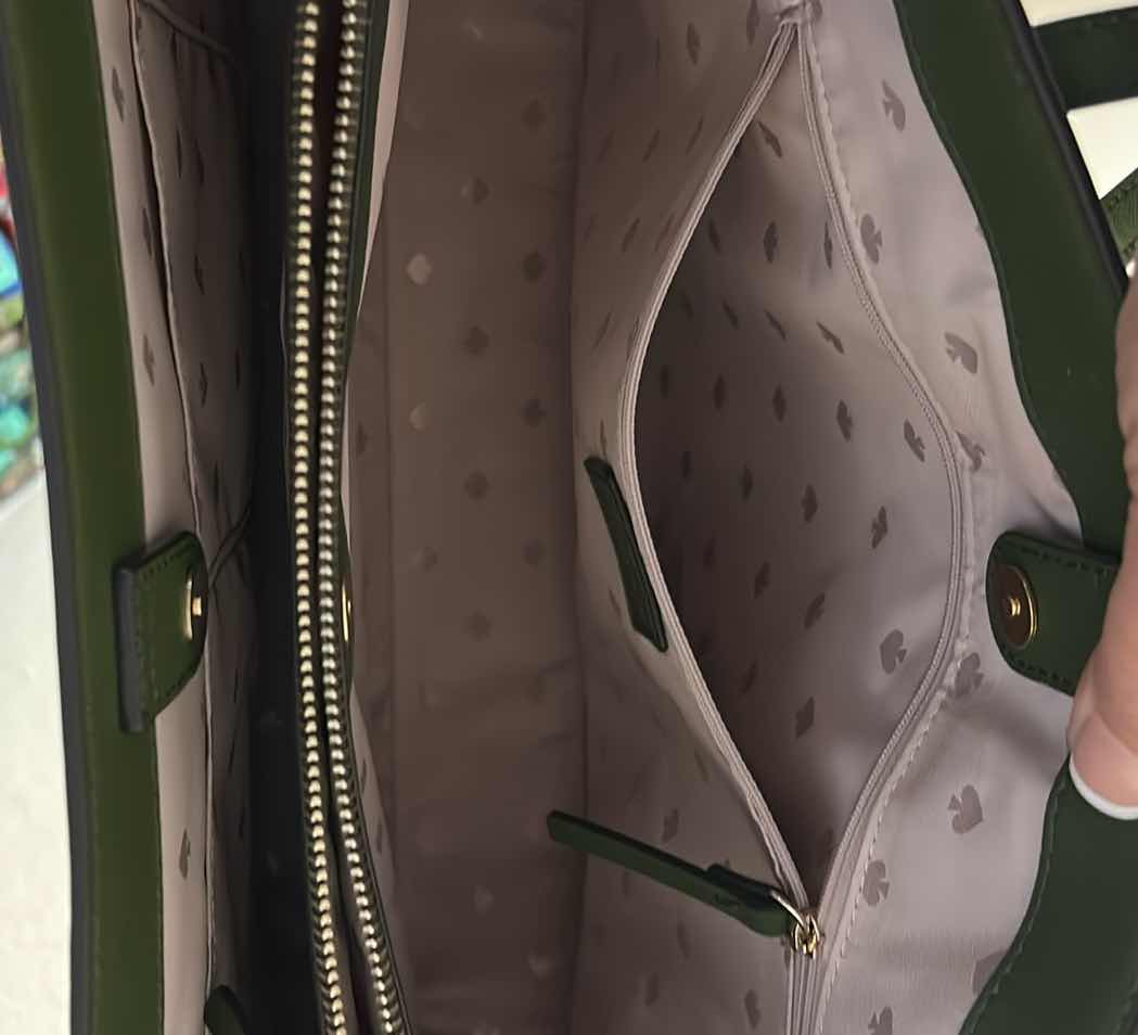 Photo 1 of OLIVE GREEN, KATE SPADE MADEIN WAY, SAFFIANO LEATHER TOTE