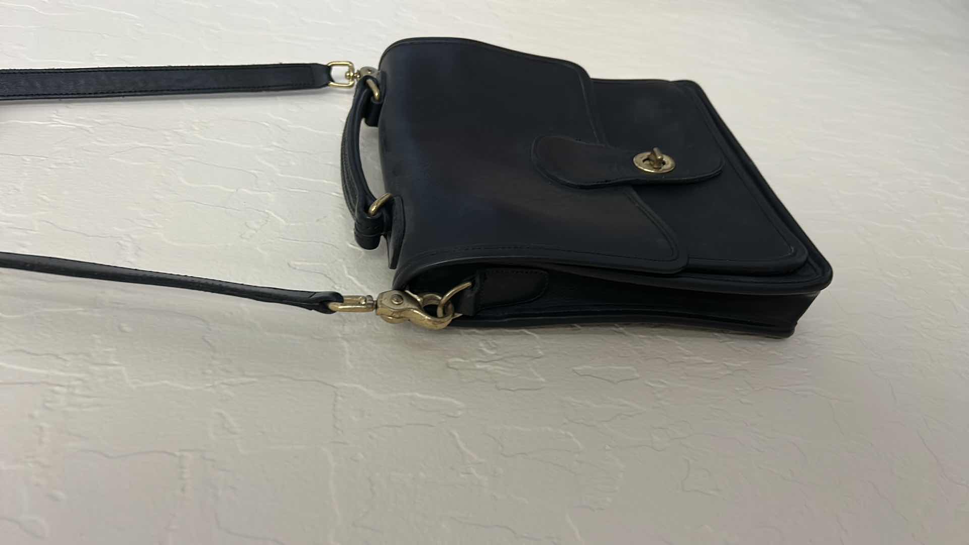 Photo 1 of VINTAGE COACH WILLIS TOP BLACK STATION BAG