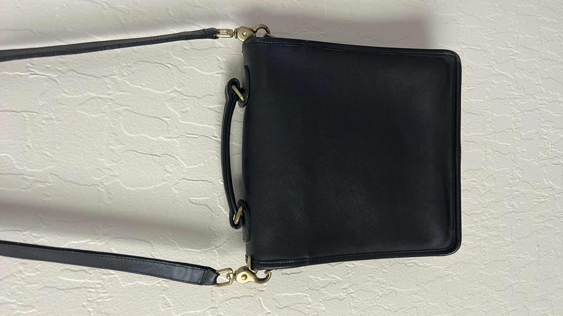 Photo 1 of VINTAGE COACH WILLIS TOP BLACK STATION BAG