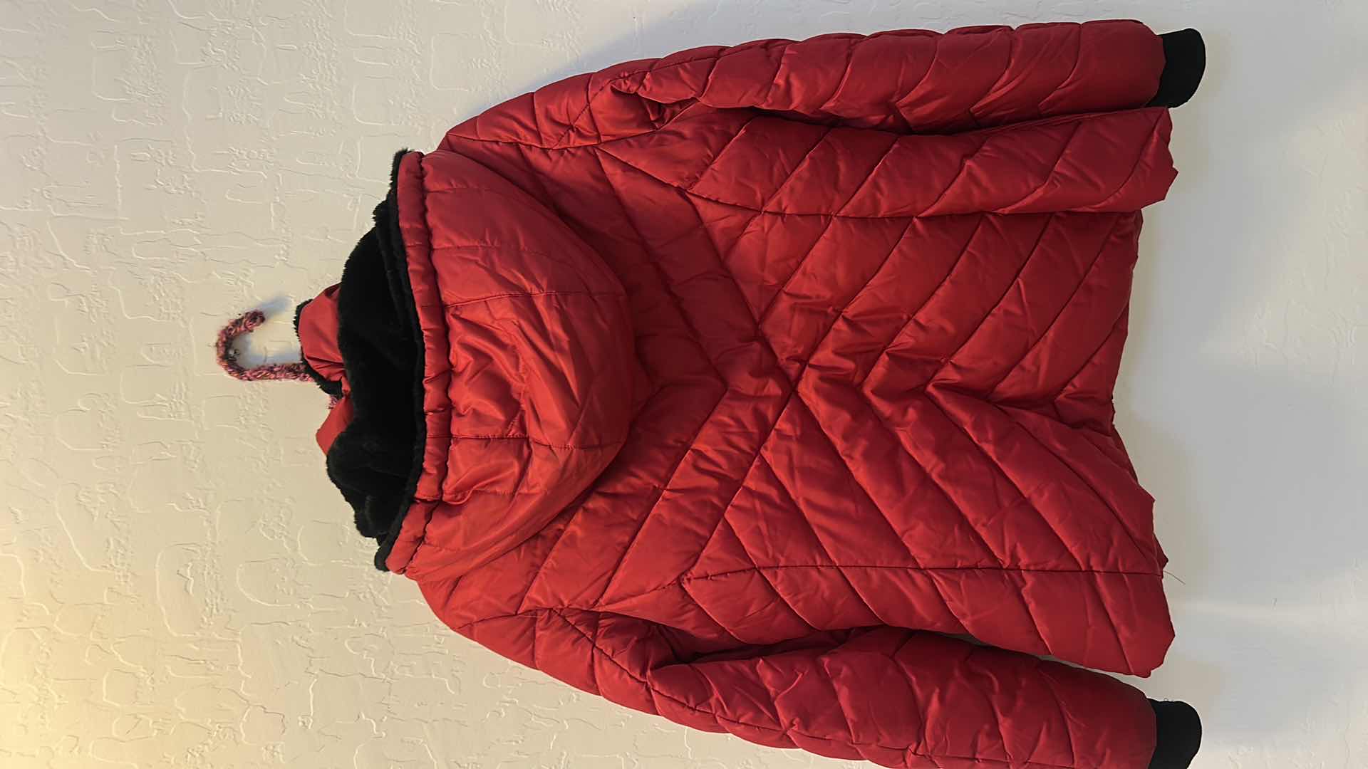 Photo 1 of RED NAUTICA WOMEN’S PUFFER JACKET, PLUS SIZE