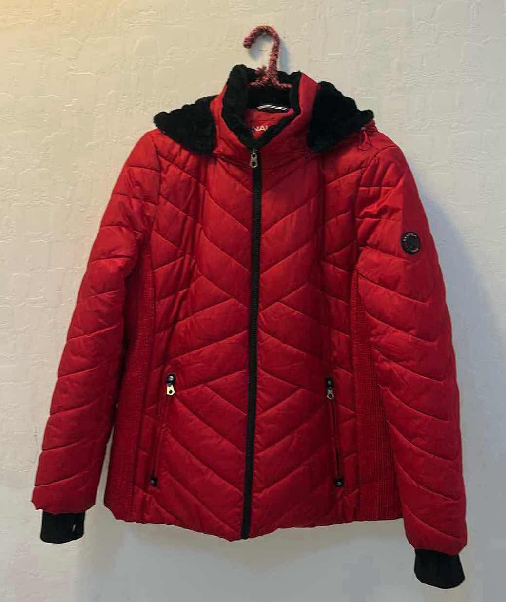 Photo 1 of RED NAUTICA WOMEN’S PUFFER JACKET, PLUS SIZE