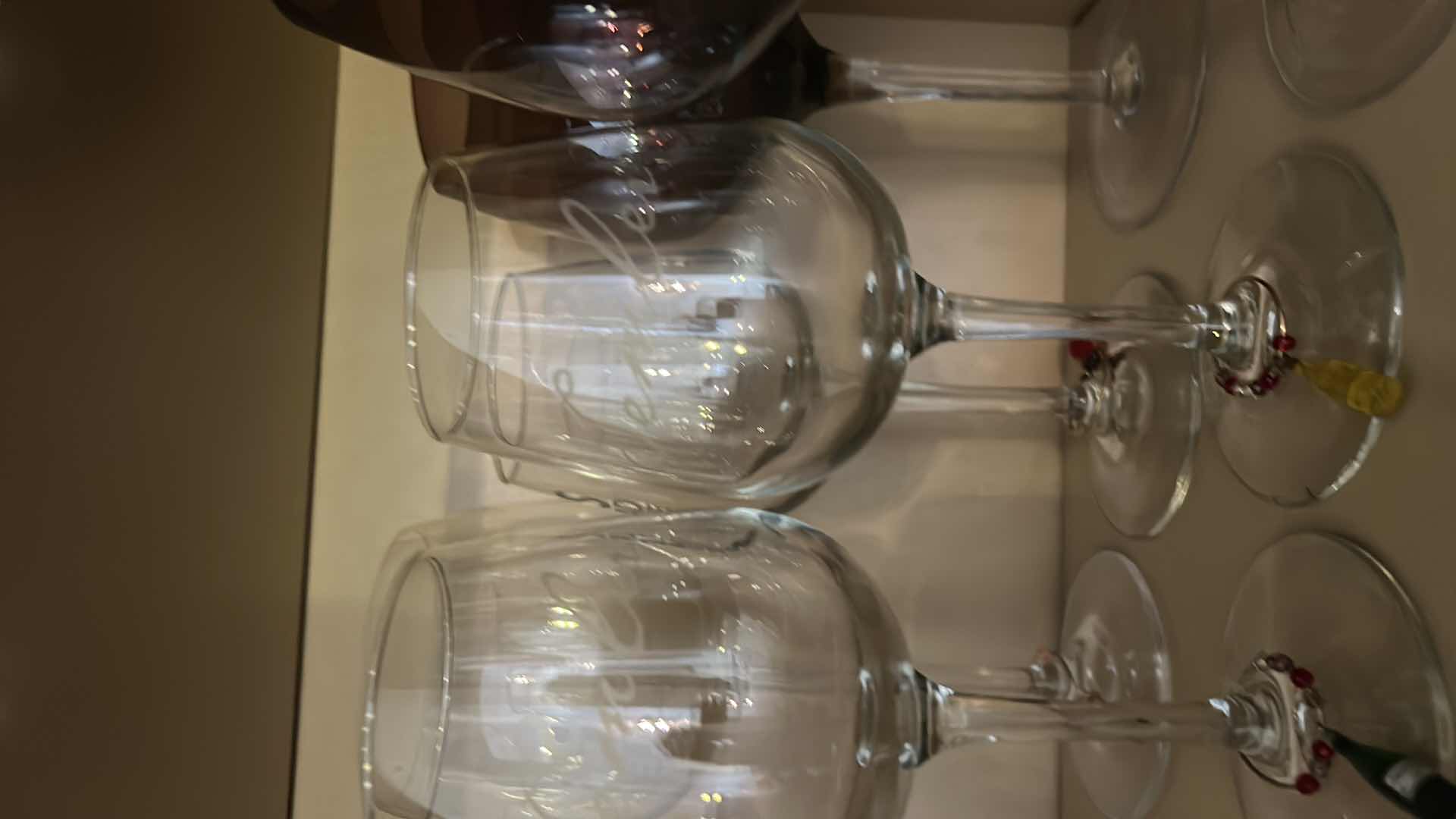 Photo 1 of THREE SHELVES IN KITCHEN – GLASSES AND STEMWARE