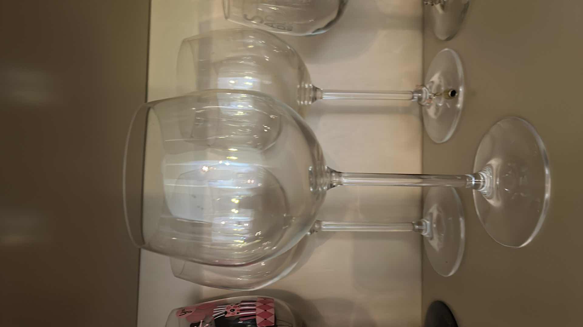 Photo 1 of THREE SHELVES IN KITCHEN – GLASSES AND STEMWARE