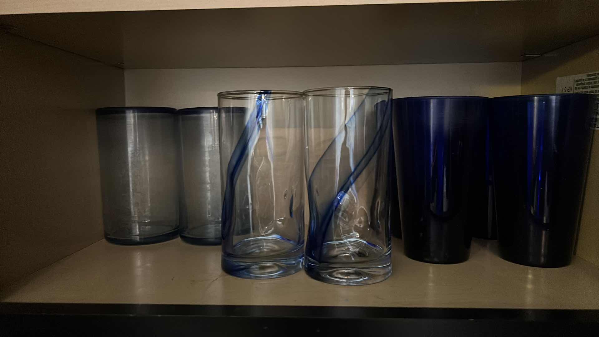 Photo 1 of THREE SHELVES IN KITCHEN – GLASSES AND STEMWARE
