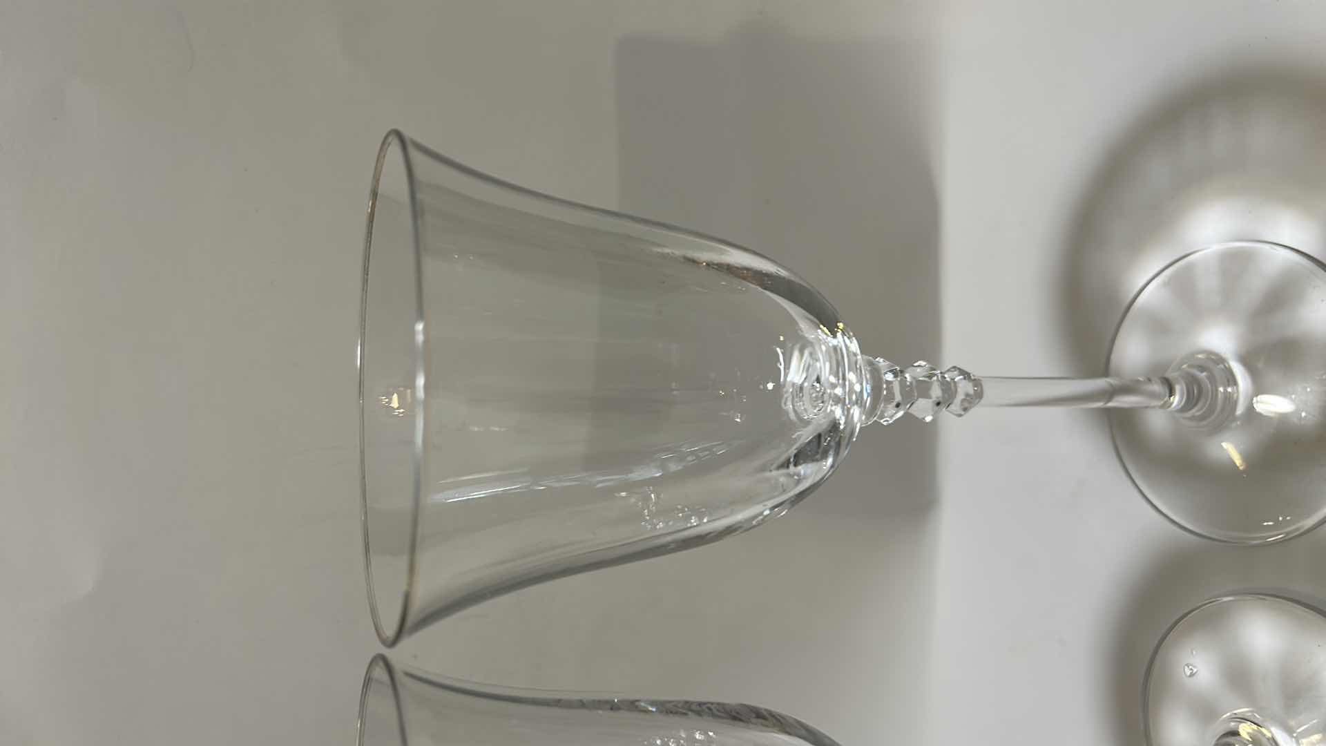 Photo 1 of 10- MIKASA CRYSTAL SONNET COLLECTION 8.5 INCH STEMWARE $30EA