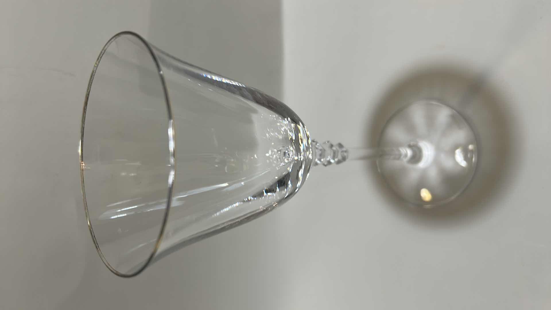 Photo 1 of 10 PIECES - MIKASA CRYSTAL SONNET COLLECTION 8 INCH STEMWARE 8” $30EA