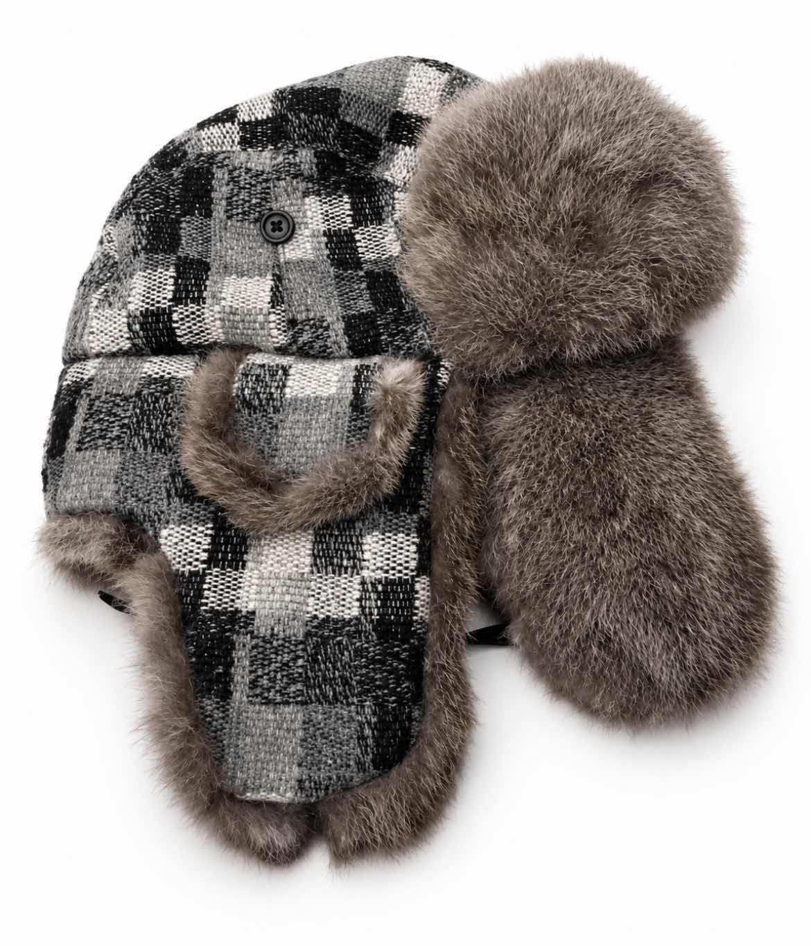 Photo 1 of RABBIT FUR TRAPPER HAT