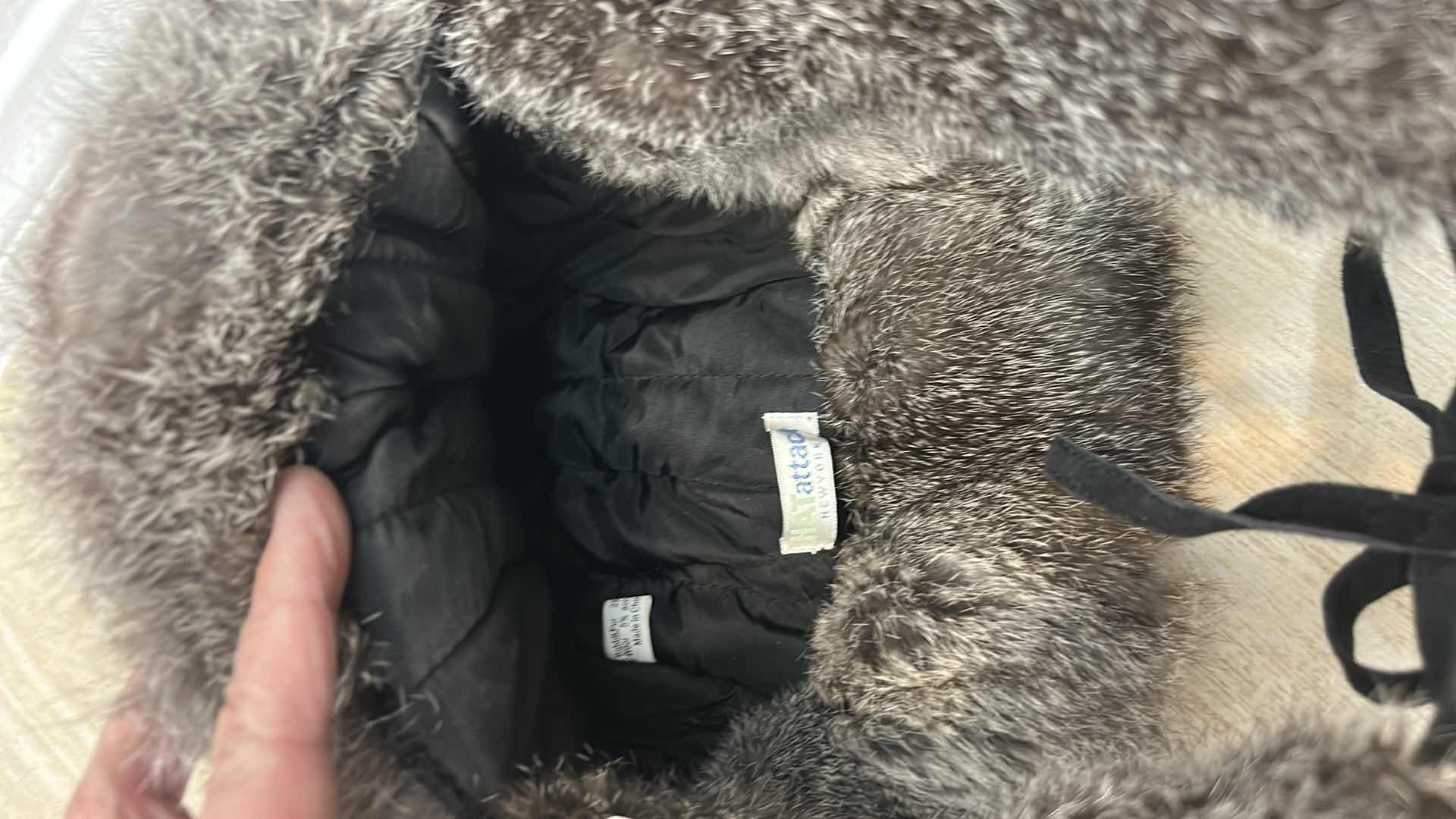 Photo 1 of RABBIT FUR TRAPPER HAT