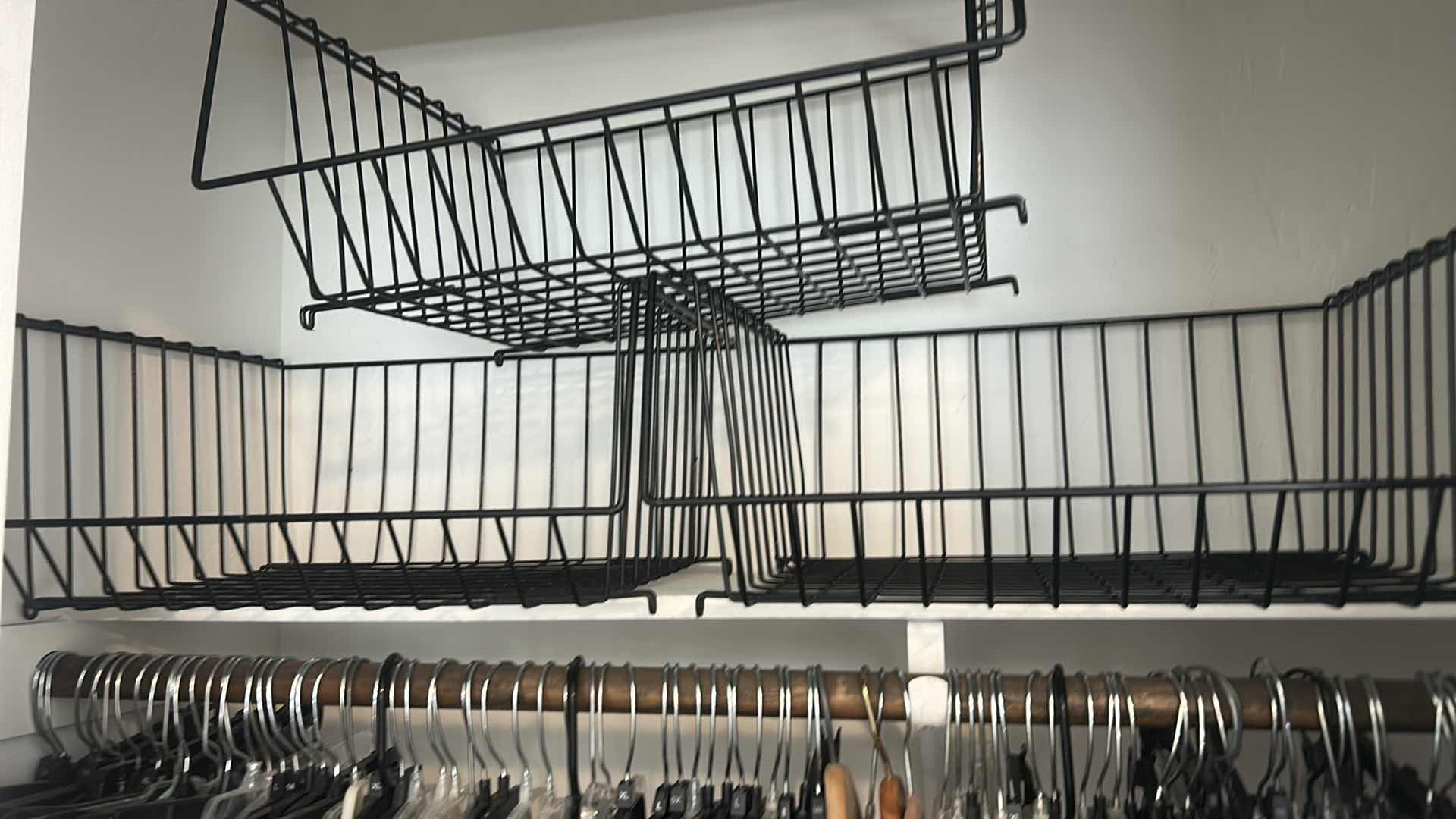 Photo 1 of HANGERS AND WIRE BASKETS
