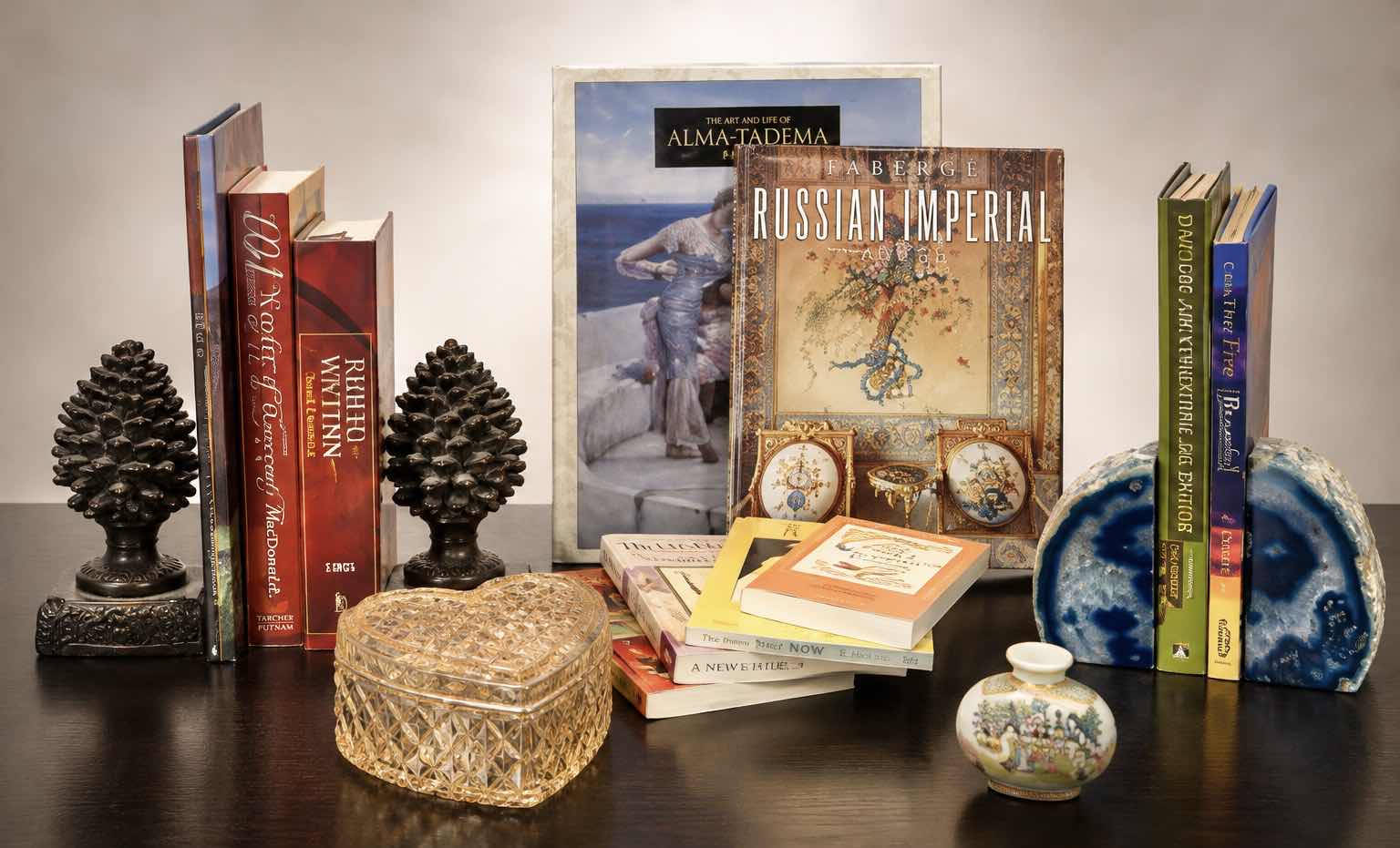 Photo 1 of BOOKS BOOKENDS, AND HOME DECOR