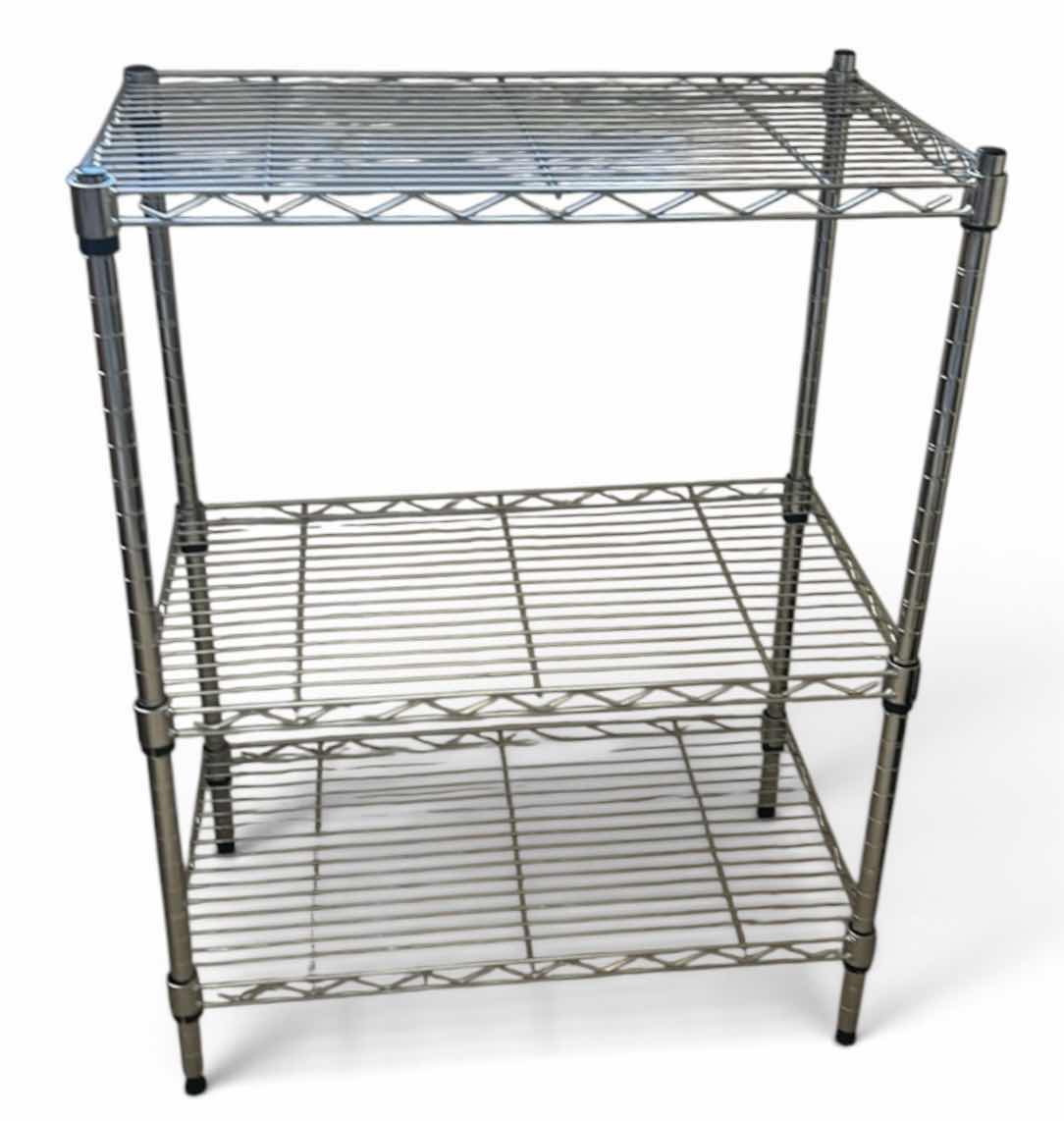 Photo 1 of METAL SHELVING RACK, 23 1/2” x 13” x H30 3/4”