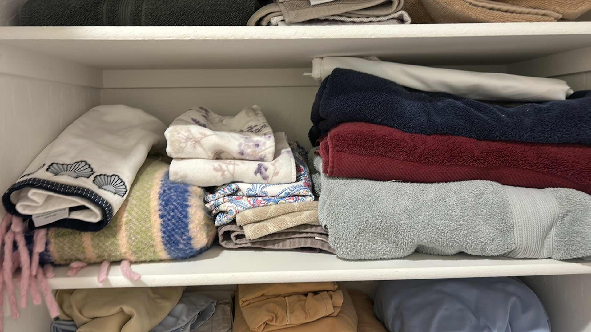 Photo 1 of CONTENTS OF LINEN CLOSET – BEDSHEETS TOWELS, AND MORE