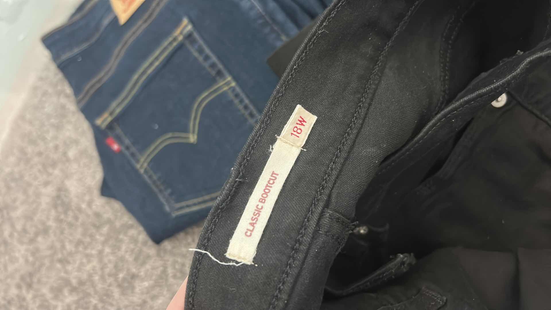 Photo 1 of FOUR PAIRS OF WOMEN’S LEVI JEANS PLUS SIZES