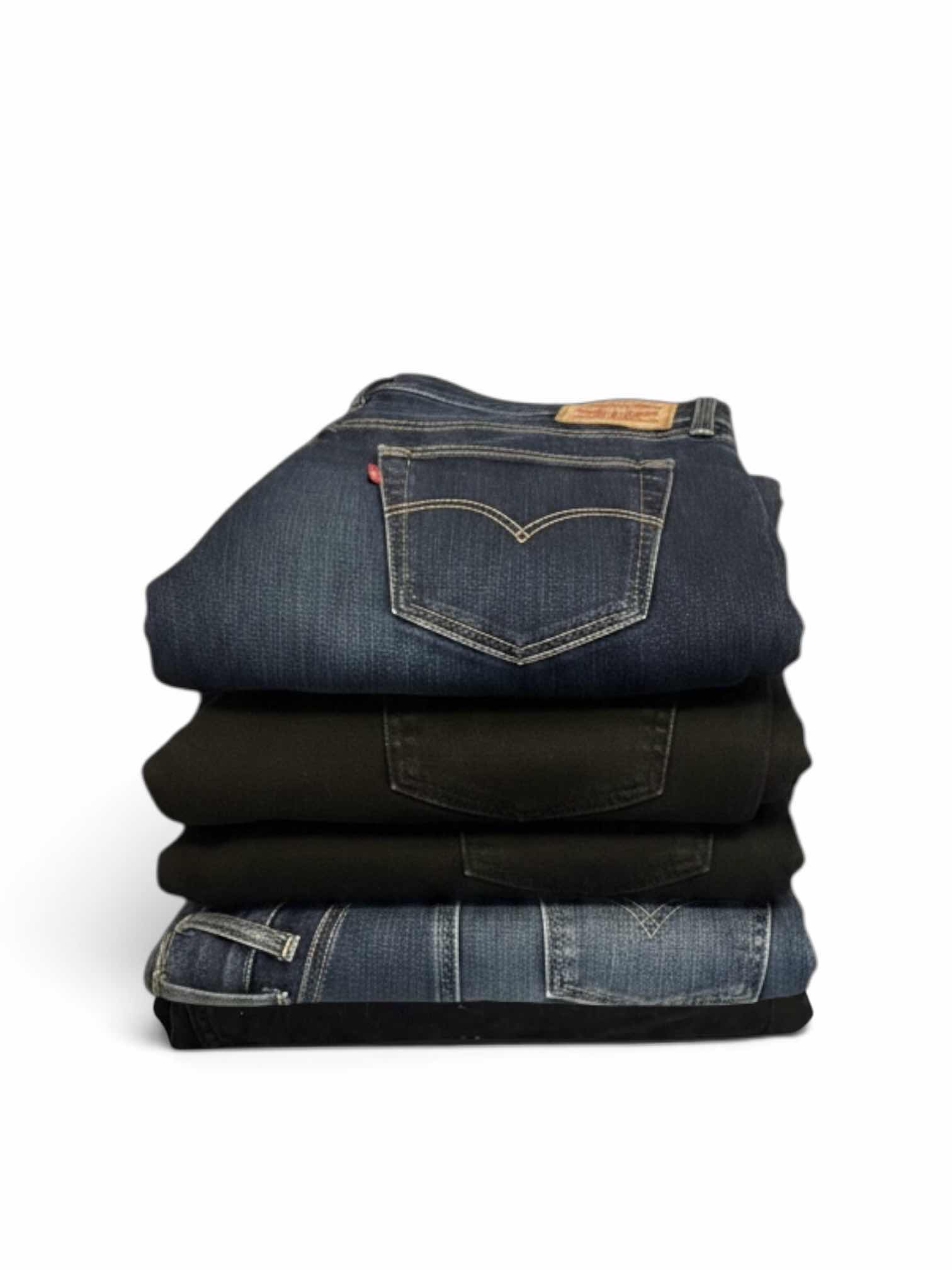 Photo 1 of FOUR PAIRS OF WOMEN’S LEVI JEANS PLUS SIZES