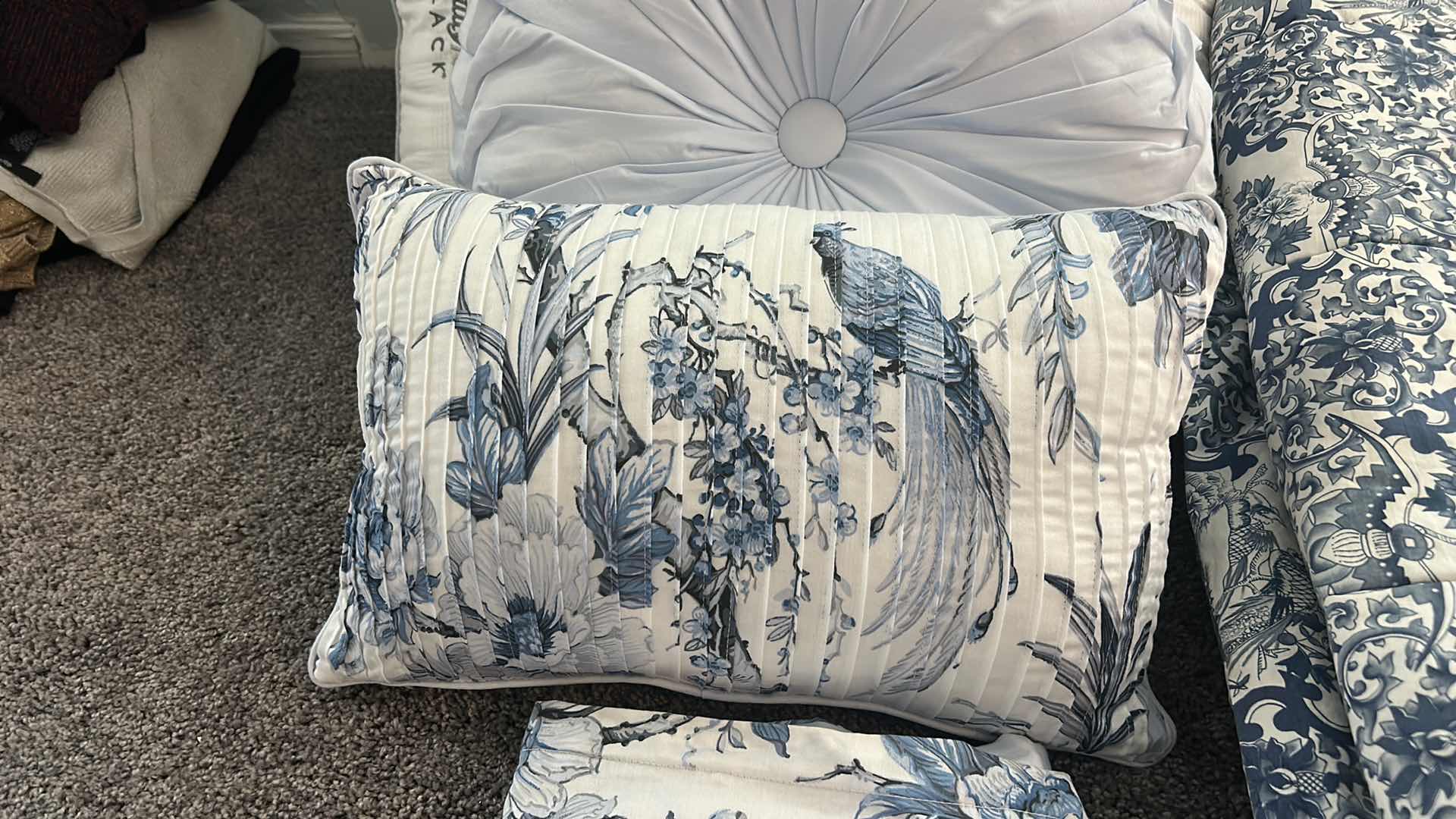 Photo 1 of QUEEN, BEDDING PILLOWS, AND SHAMS