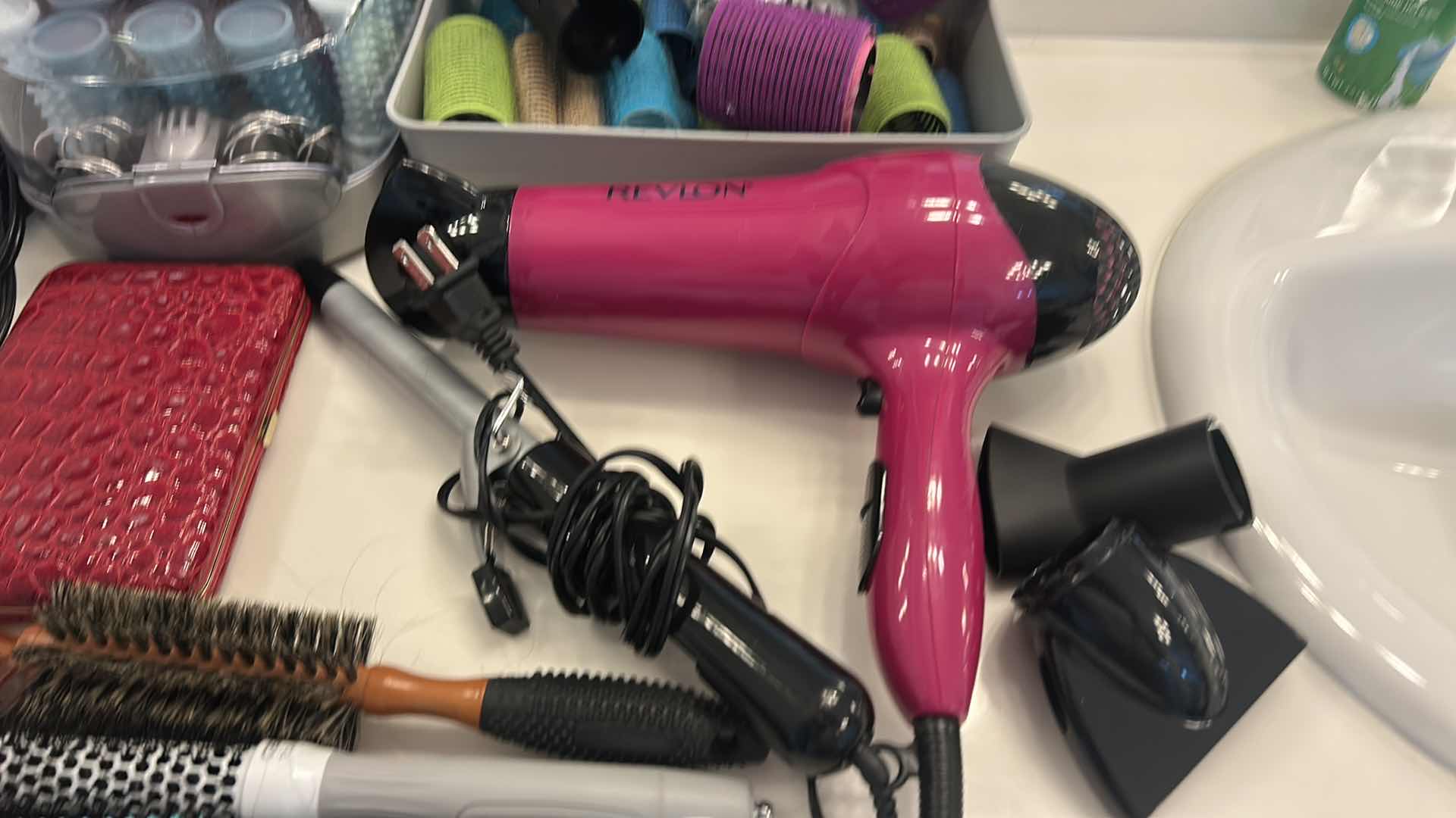 Photo 1 of HAIR ACCESSORIES – ROLLERS CURLING, IRON BLOW, DRYER, AND BRUSH BRUSHES