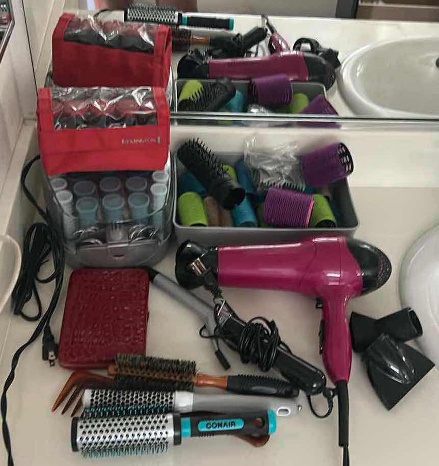 Photo 1 of HAIR ACCESSORIES – ROLLERS CURLING, IRON BLOW, DRYER, AND BRUSH BRUSHES