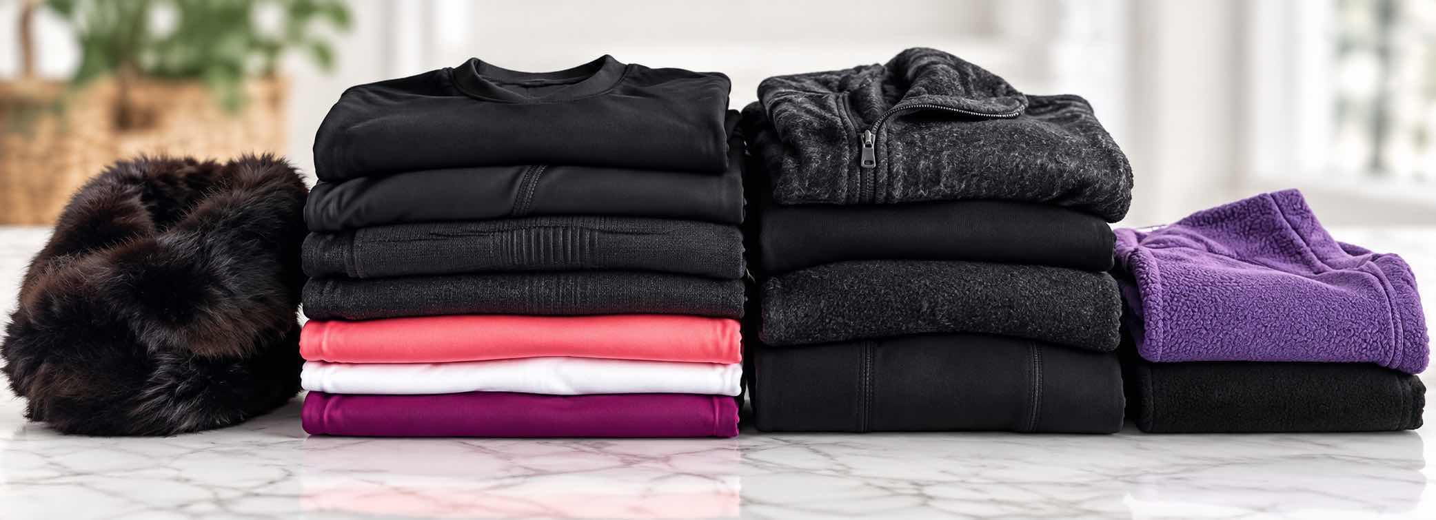 Photo 1 of ATHLETIC WEAR TOPS AND BOTTOMS AND FUR PIECES PLUS SIZES